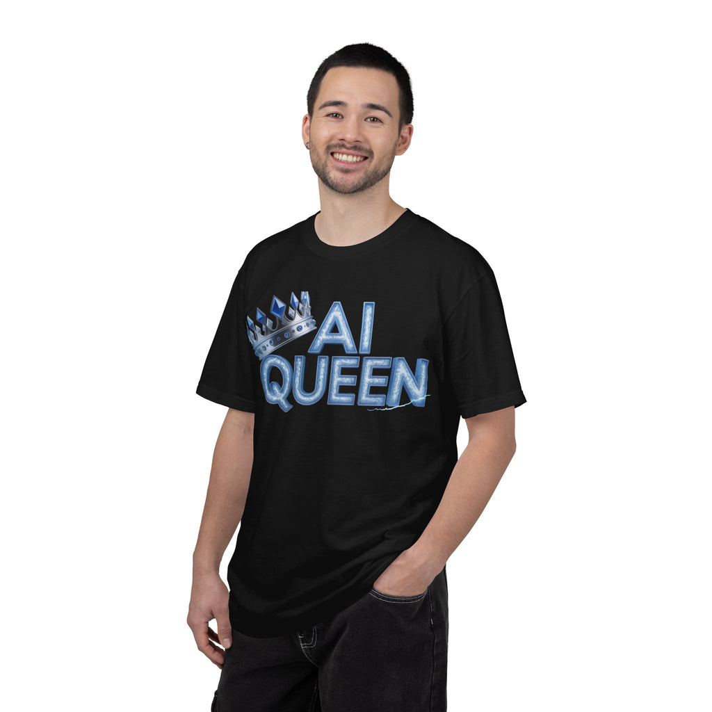 AI Queen "Frost Crown Frequency" Unisex Garment-Dyed T-shirt