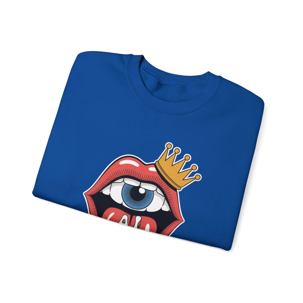 Ai Weird  "Royal Oddbyte" Unisex Heavy Blend™ Crewneck Sweatshirt