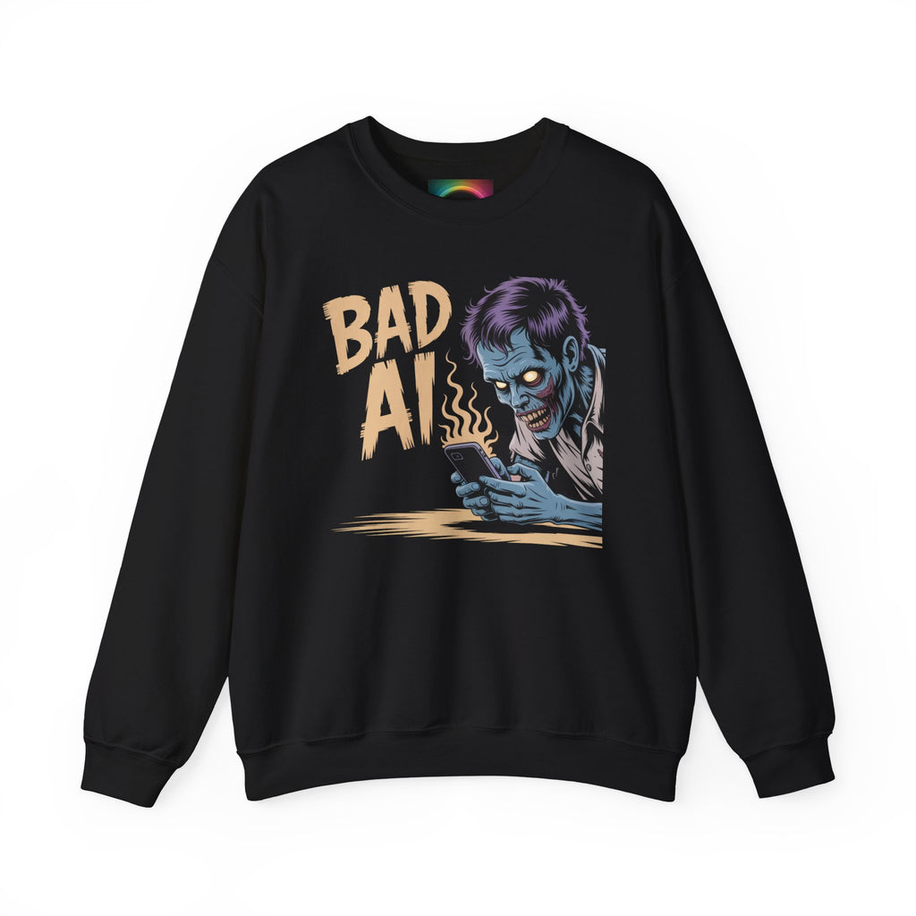Bad AI "ZOMBIE SCROLL" Unisex Heavy Blend™ Hooded Sweatshirt