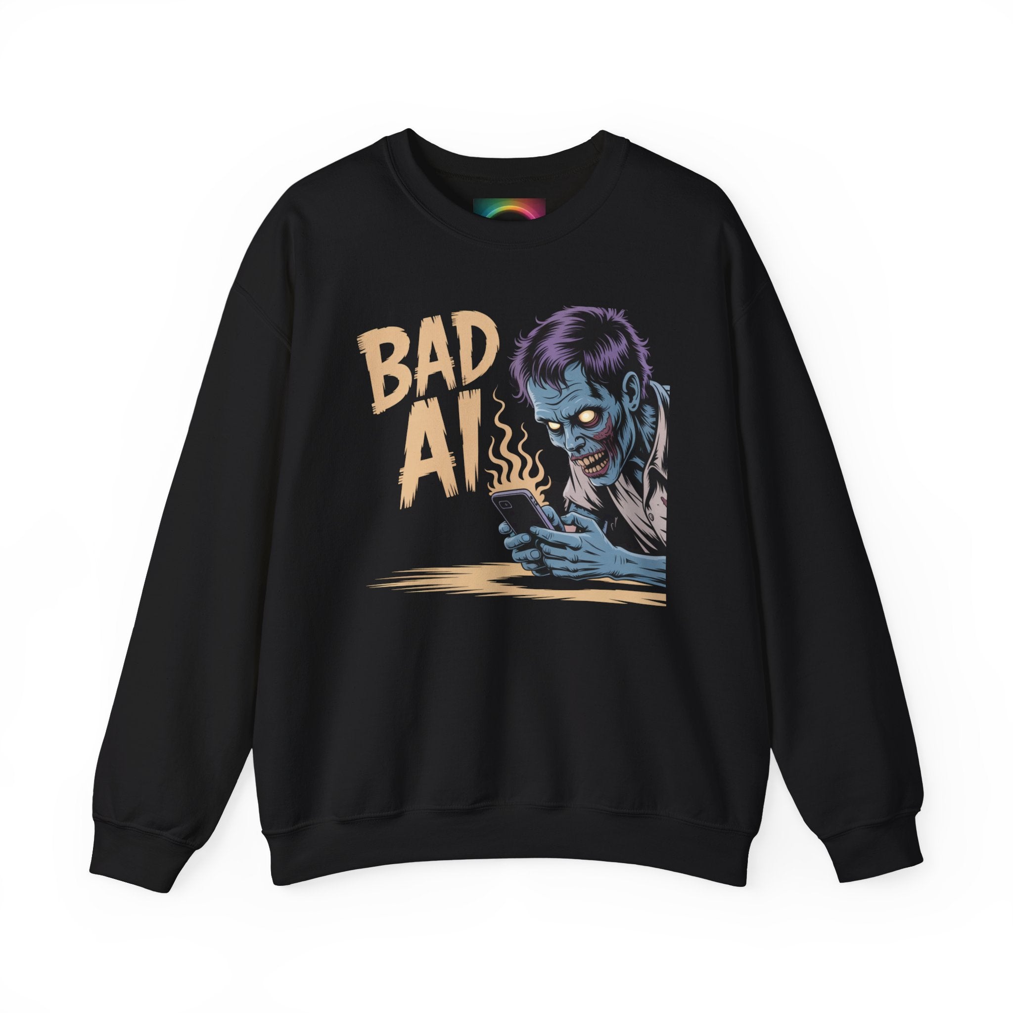Bad AI "ZOMBIE SCROLL" Unisex Heavy Blend™ Hooded Sweatshirt