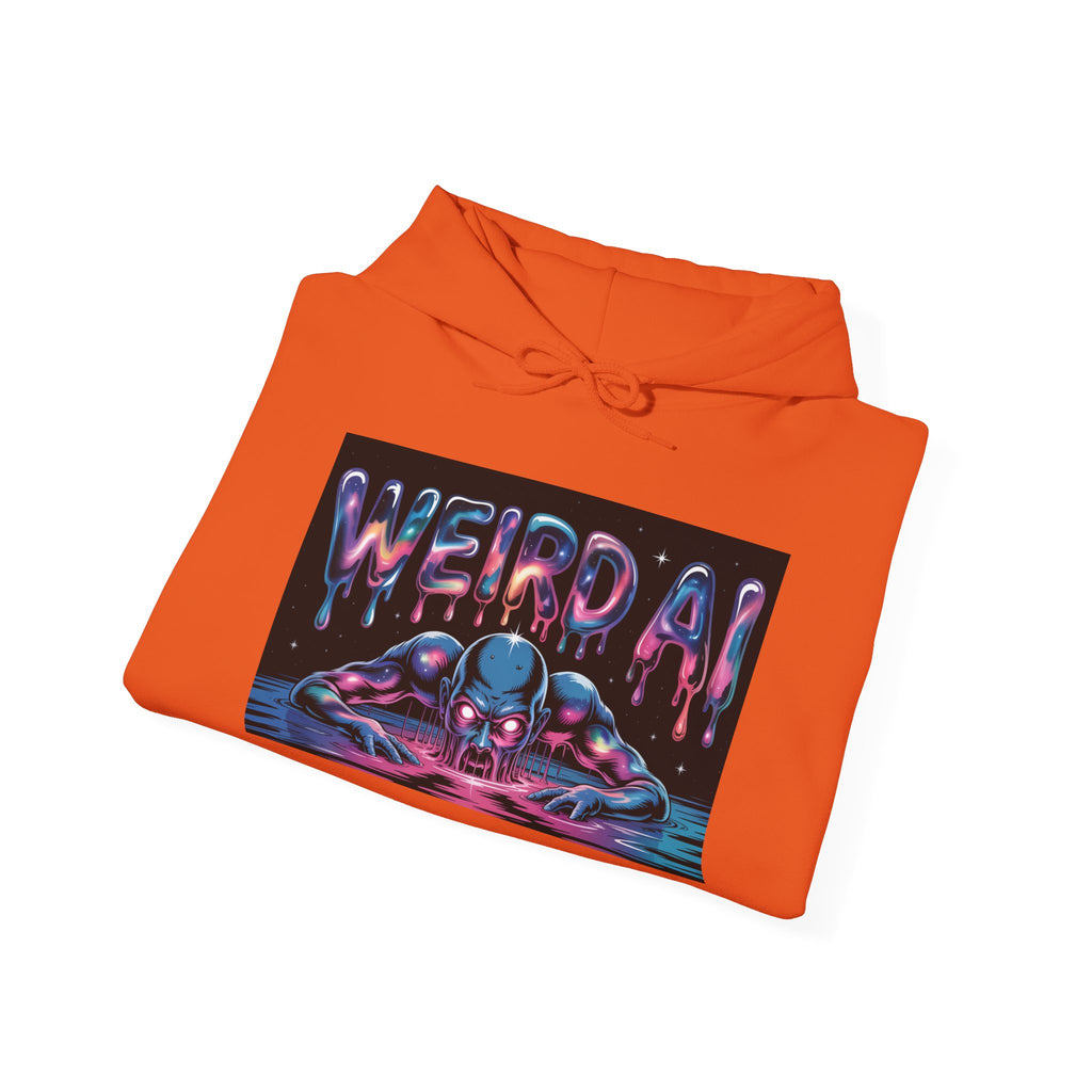 WEIRD AI  " Meltdown Matrix "  Unisex Heavy Blend™ Hoodie