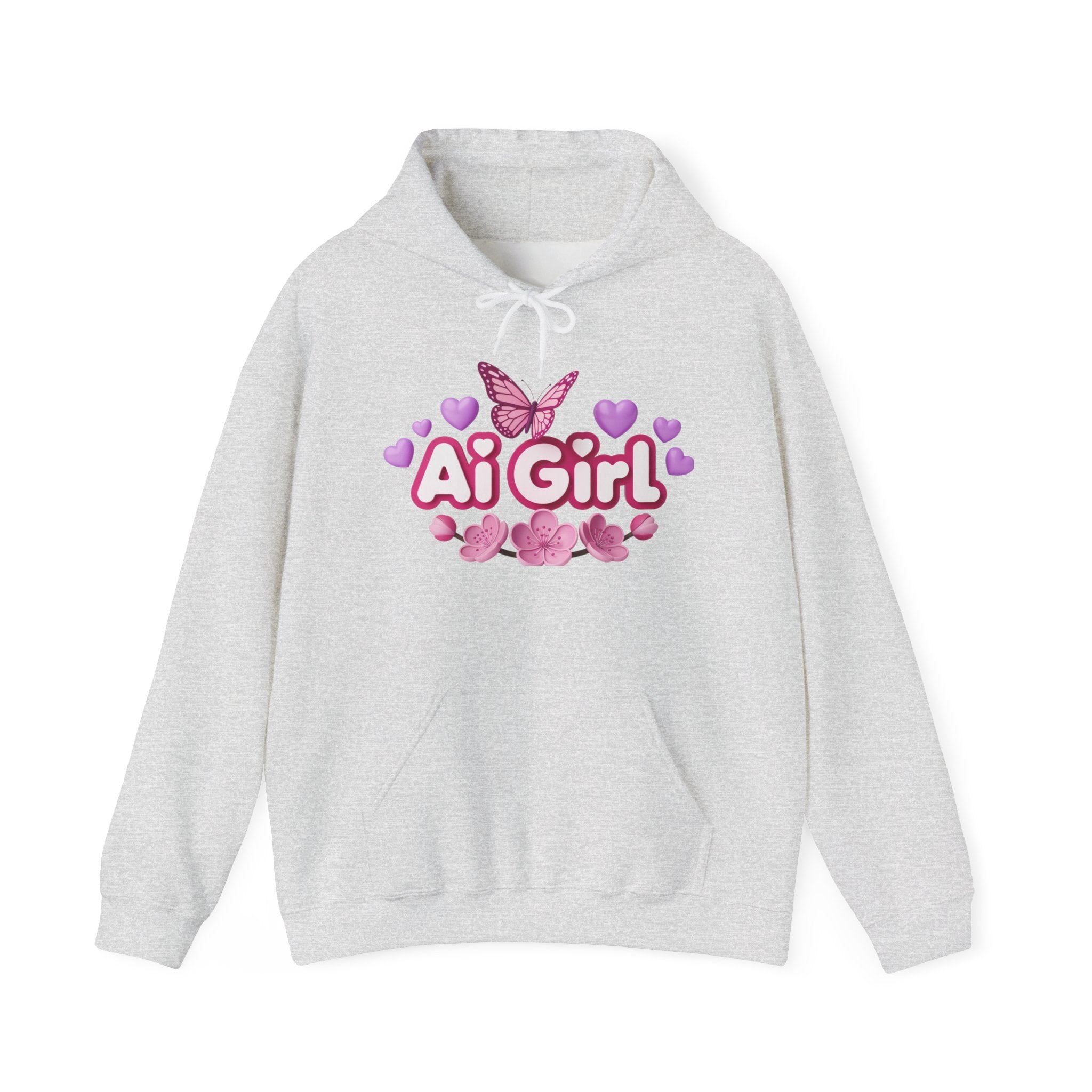 Ai Girl  "Cyber Cutie" Unisex Heavy Blend™ Hooded Sweatshirt
