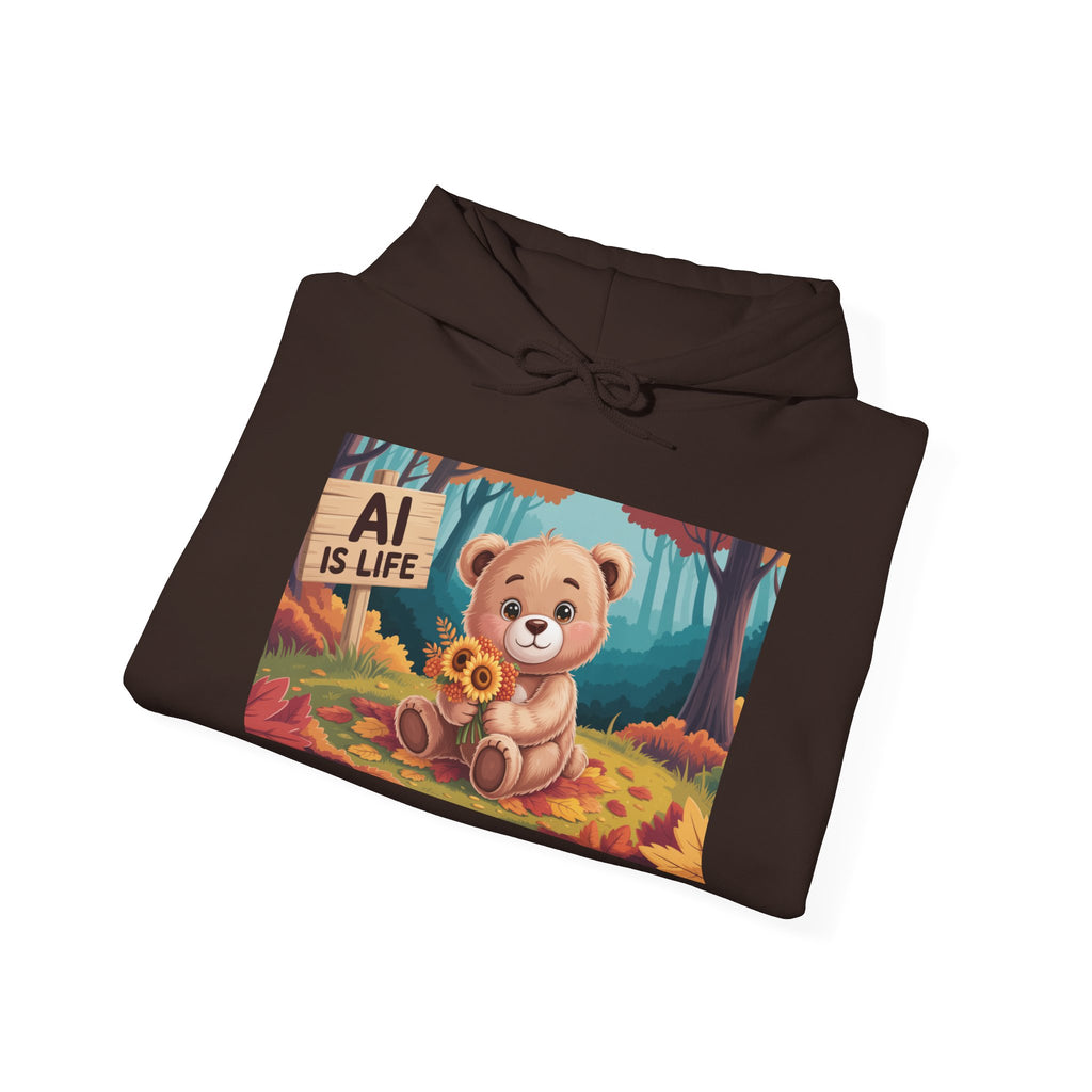 AI IS LIFE  " Cuddle Code "  Unisex Heavy Blend™ Hooded Sweatshirt