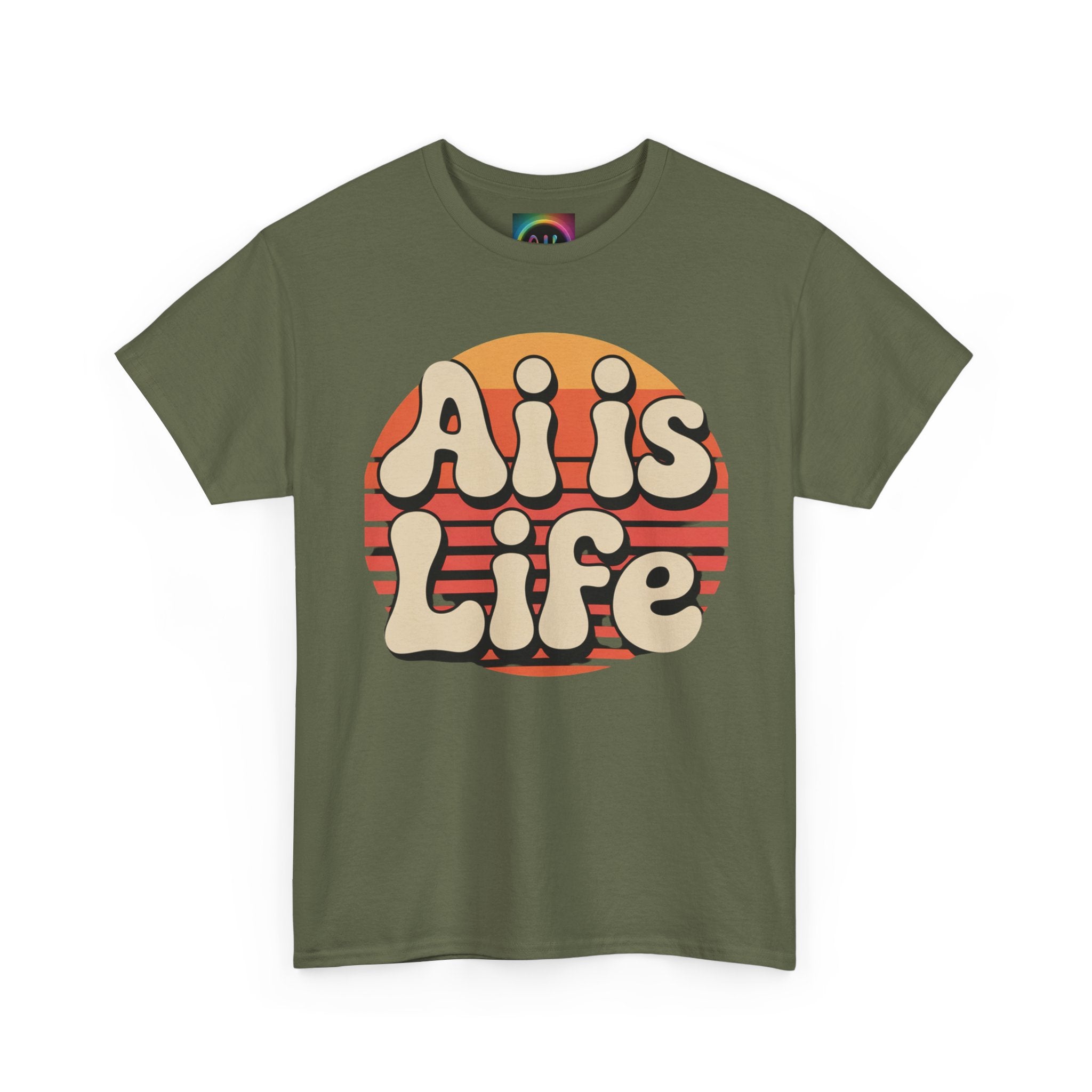 Ali Is Life "SUNSET CIRCUITRY" Retro Graphic T-Shirt