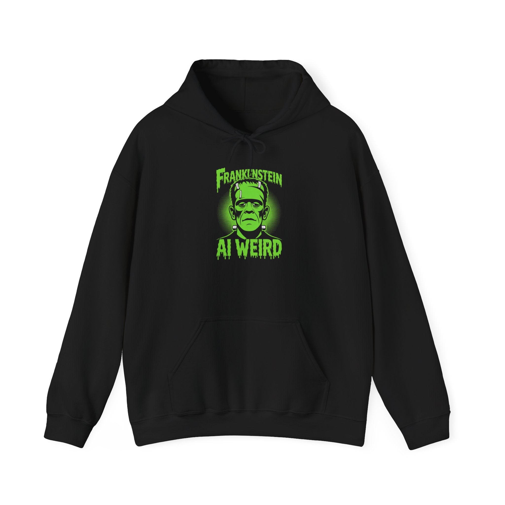 AI Weird  "Frankenbyte" Unisex Heavy Blend™ Hooded Sweatshirt