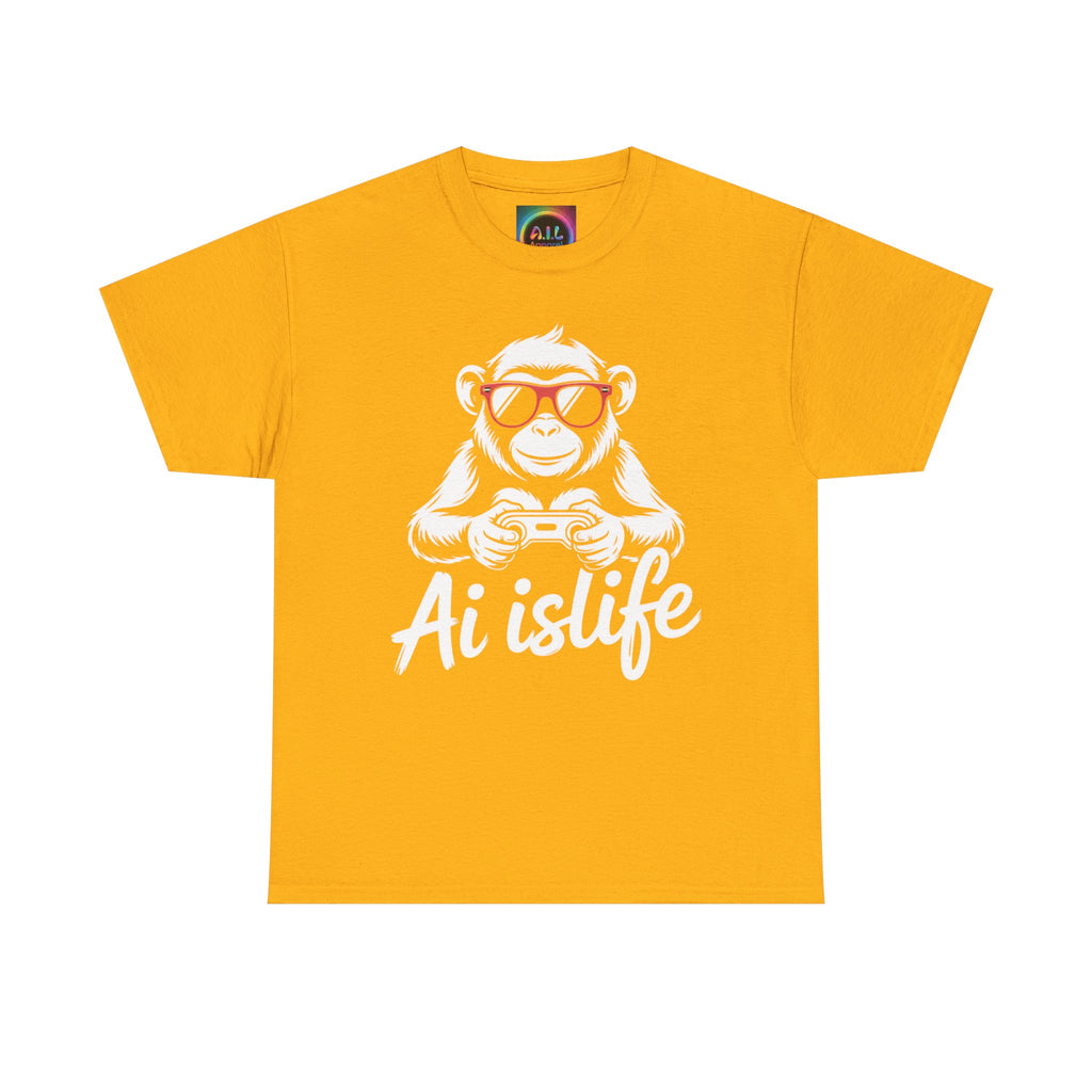AI Is Life "GAMER CHIMP ELITE" Unisex Graphic T-Shirt