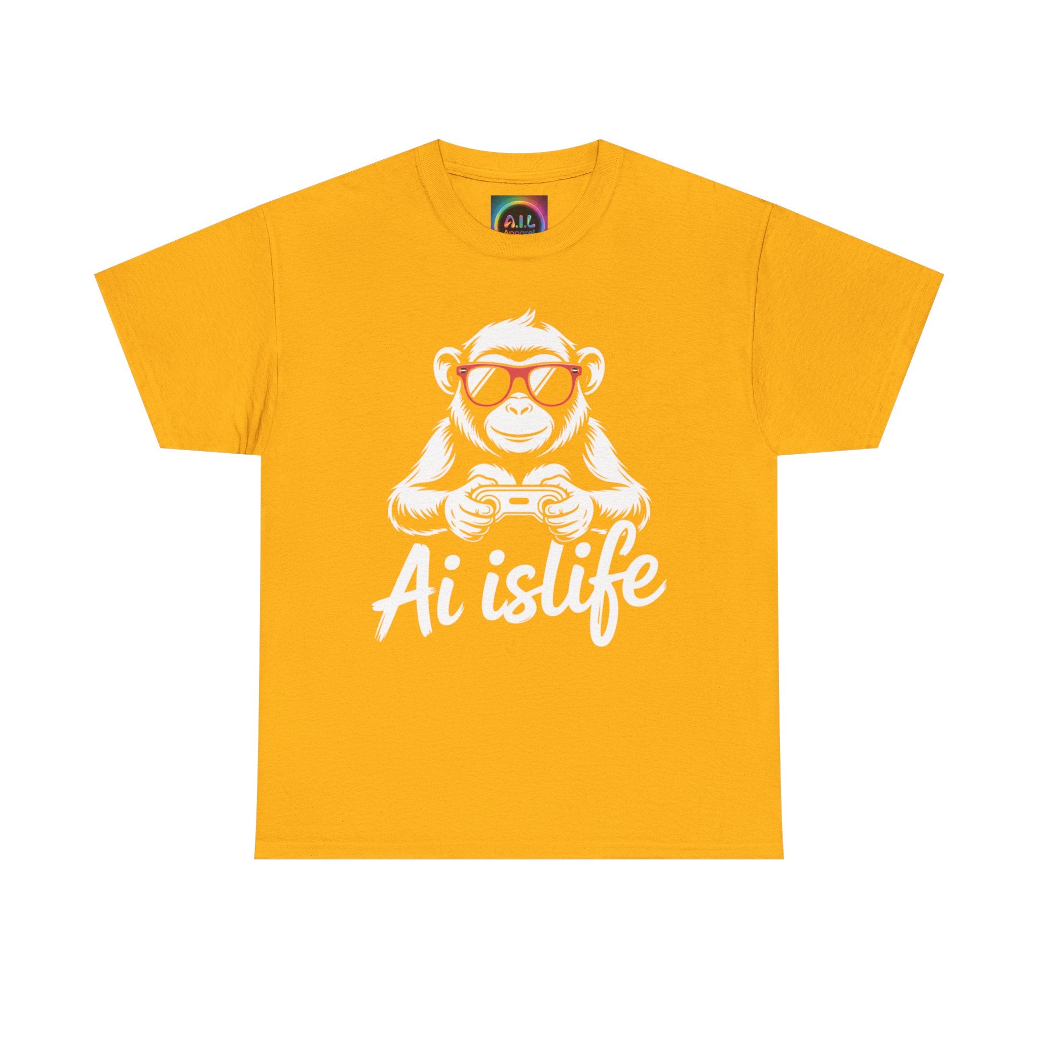 AI Is Life "GAMER CHIMP ELITE" Unisex Graphic T-Shirt