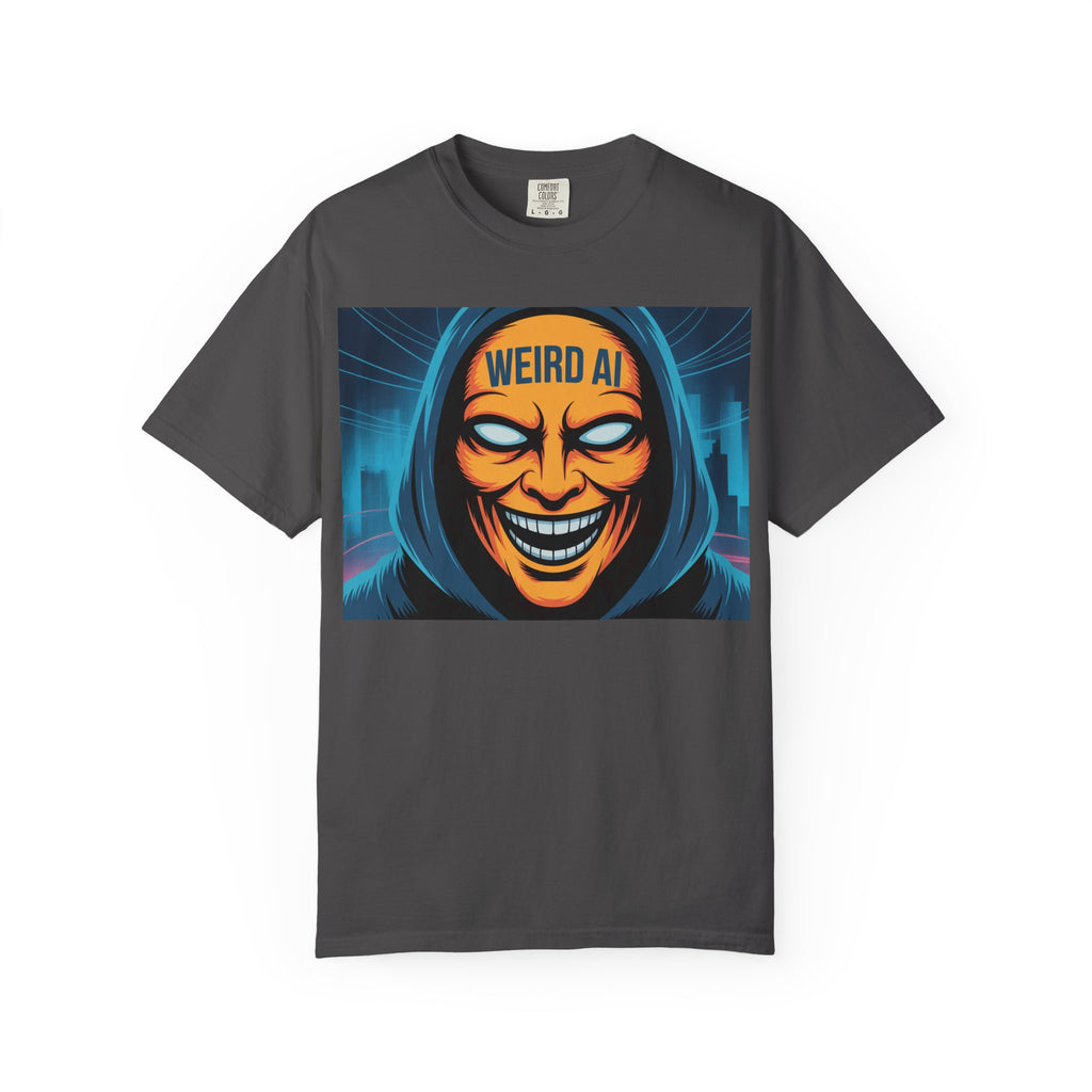 Weird AI "Masked Mode" Unisex Garment-Dyed T-shirt