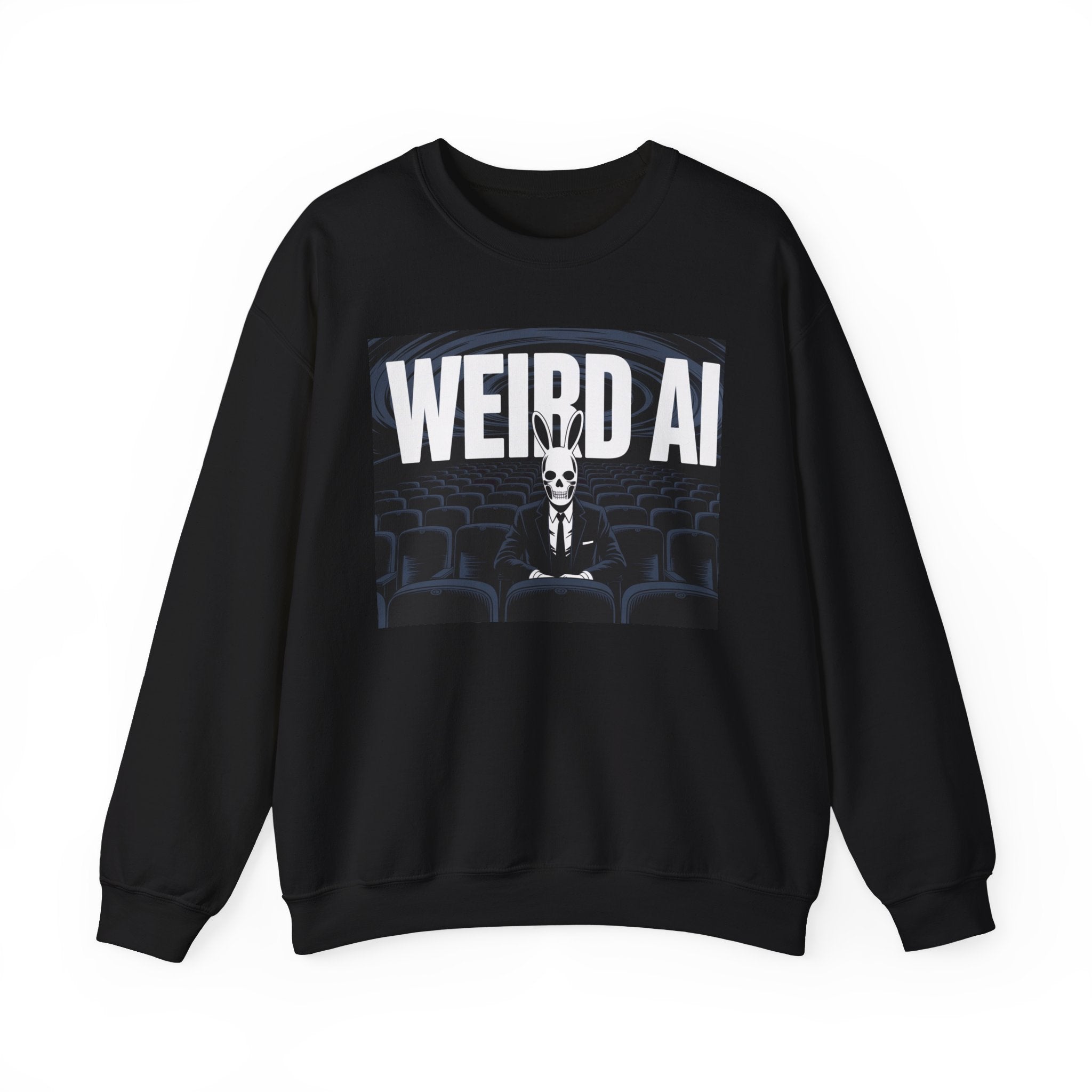 WEIRD AI " Backrooms Theater "  Unisex Heavy Blend™ Crewneck Sweatshirt