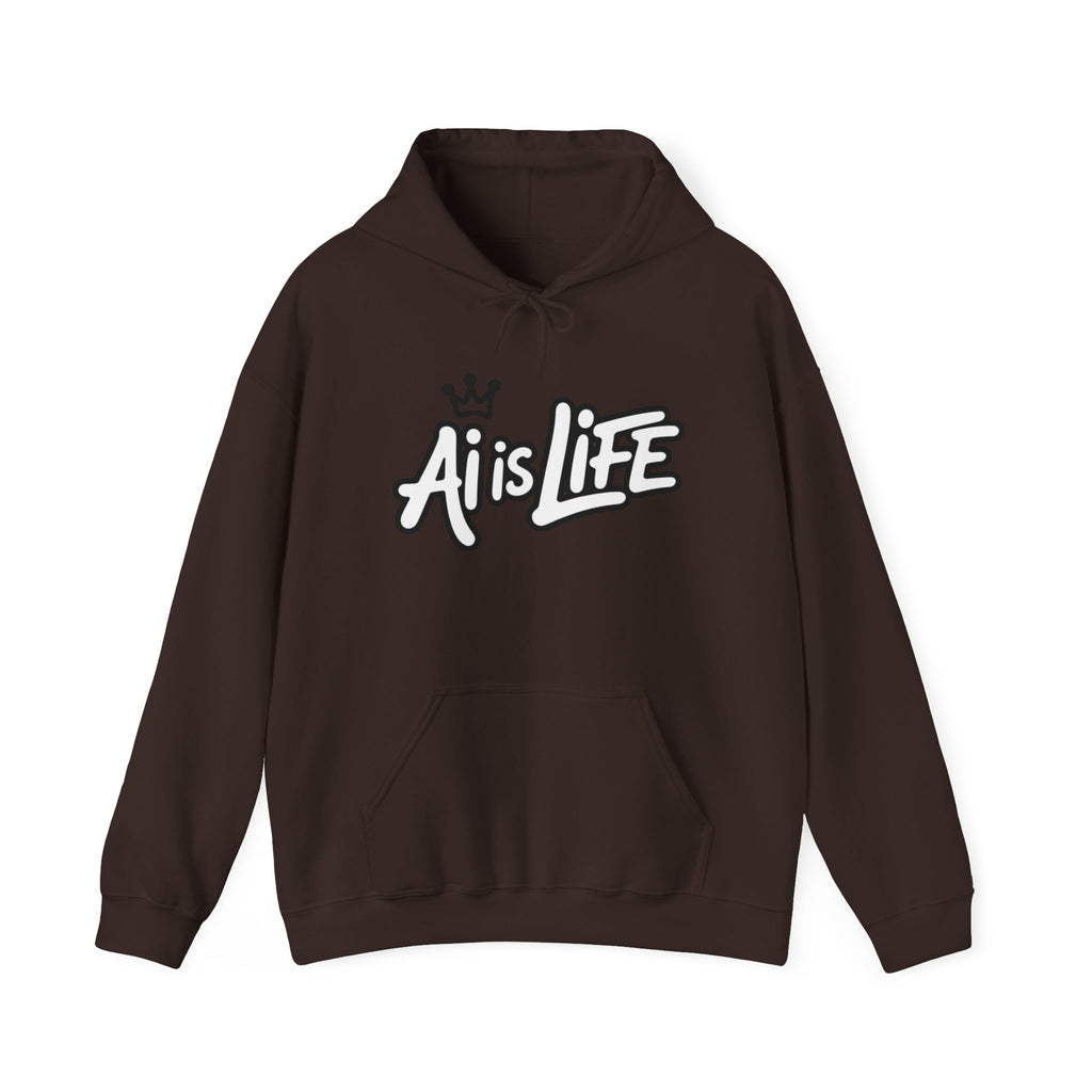 AI is LIFE “DIGITAL DYNASTY” Unisex Heavy Blend™ Hooded Sweatshirt