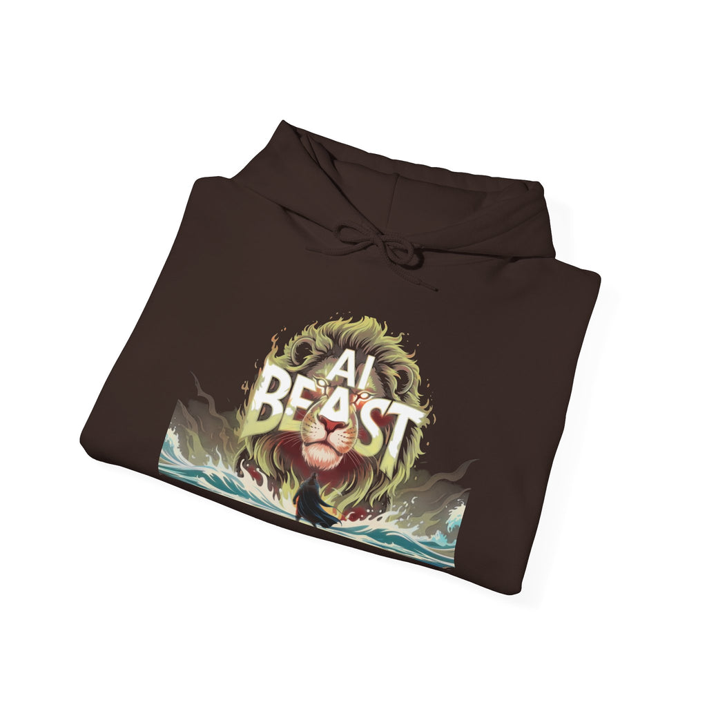 AI BEAST “Majestic Upload” Unisex Heavy Blend™ Hooded Sweatshirt