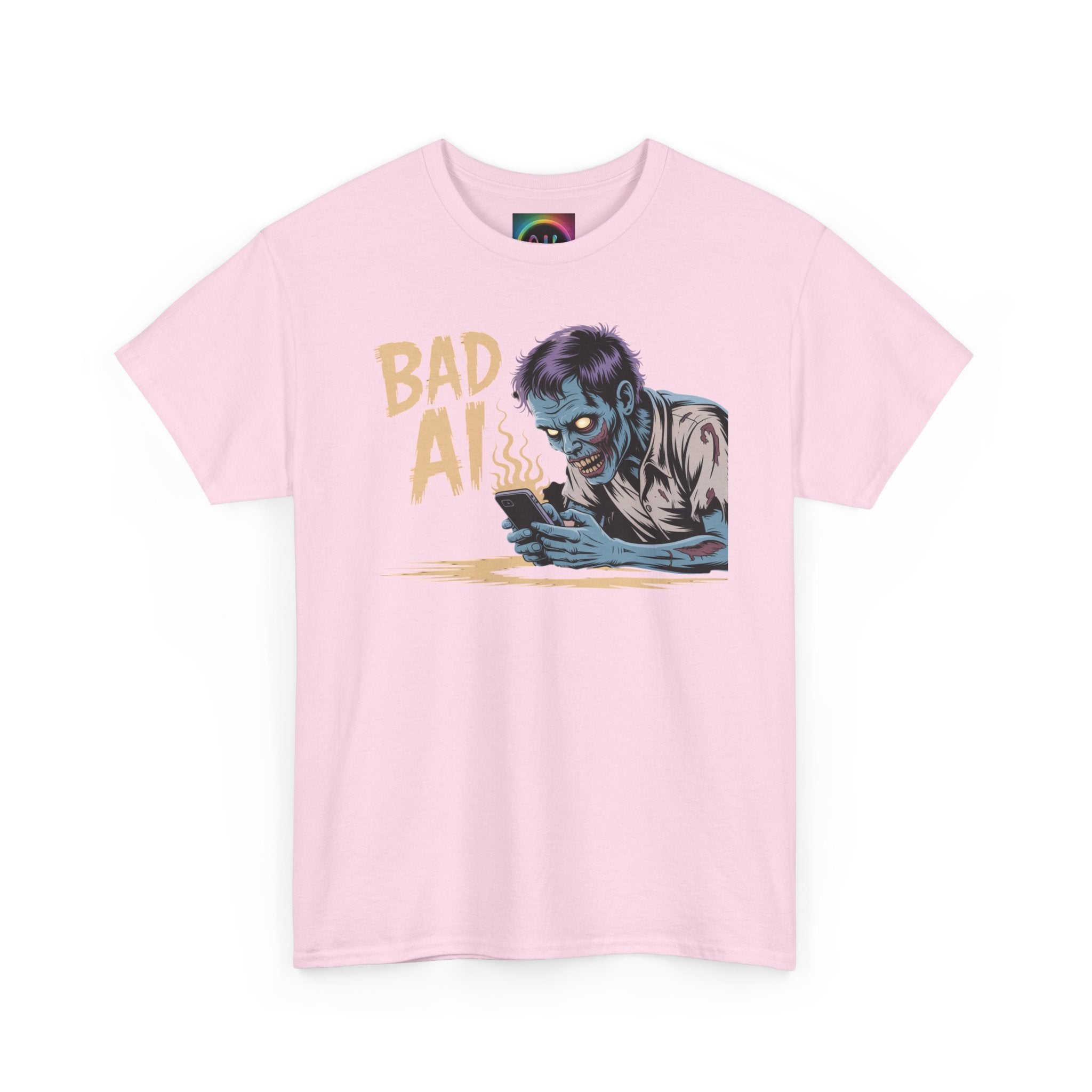 Bad AI "ZOMBIE SCROLL" Unisex Heavy Blend™ Graphic Tee