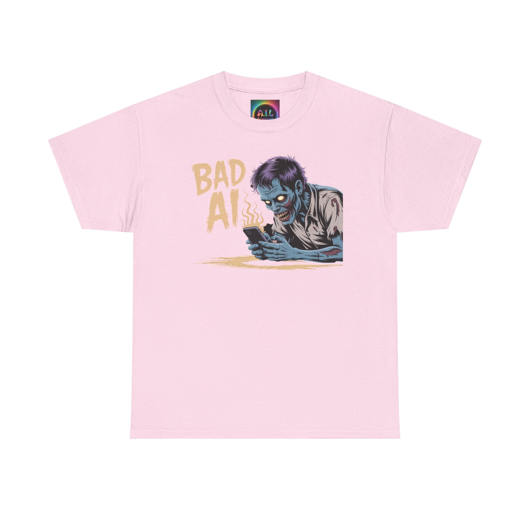 Bad AI "ZOMBIE SCROLL" Unisex Heavy Blend™ Graphic Tee