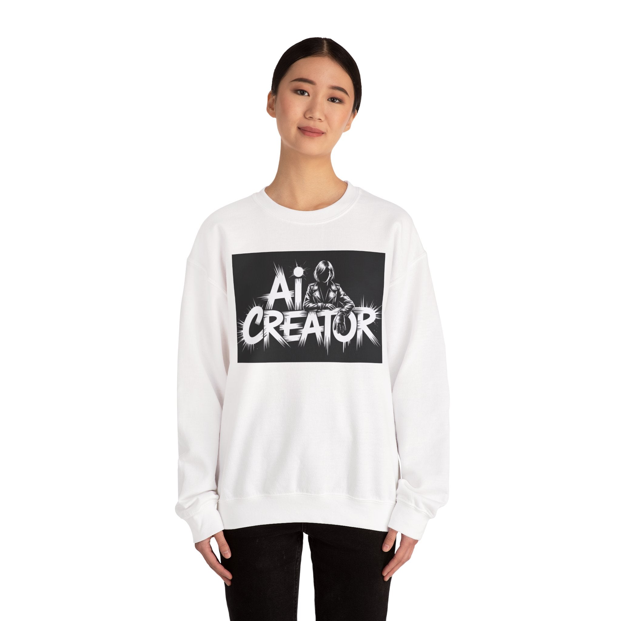 AI Creator  "Digital Rebel" Unisex Heavy Blend™ Crewneck Sweatshirt