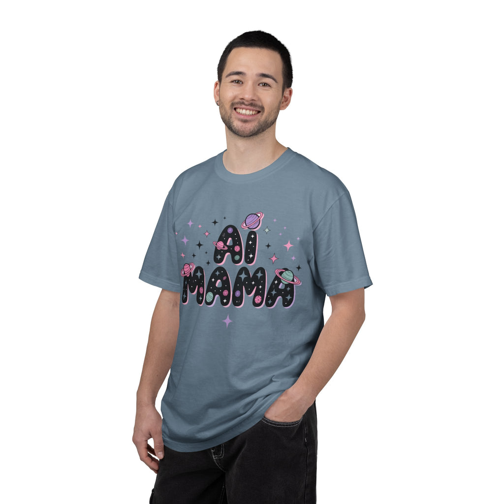 AI Mama "Digital Daydreamer" Unisex Garment-Dyed T-shirt