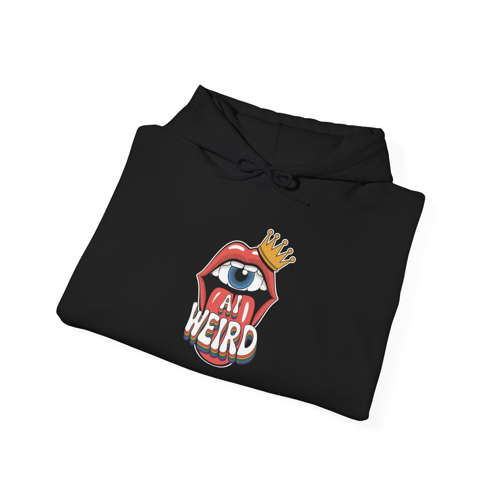 Ai Weird  "Royal Oddbyte" Unisex Heavy Blend™ Hooded Sweatshirt