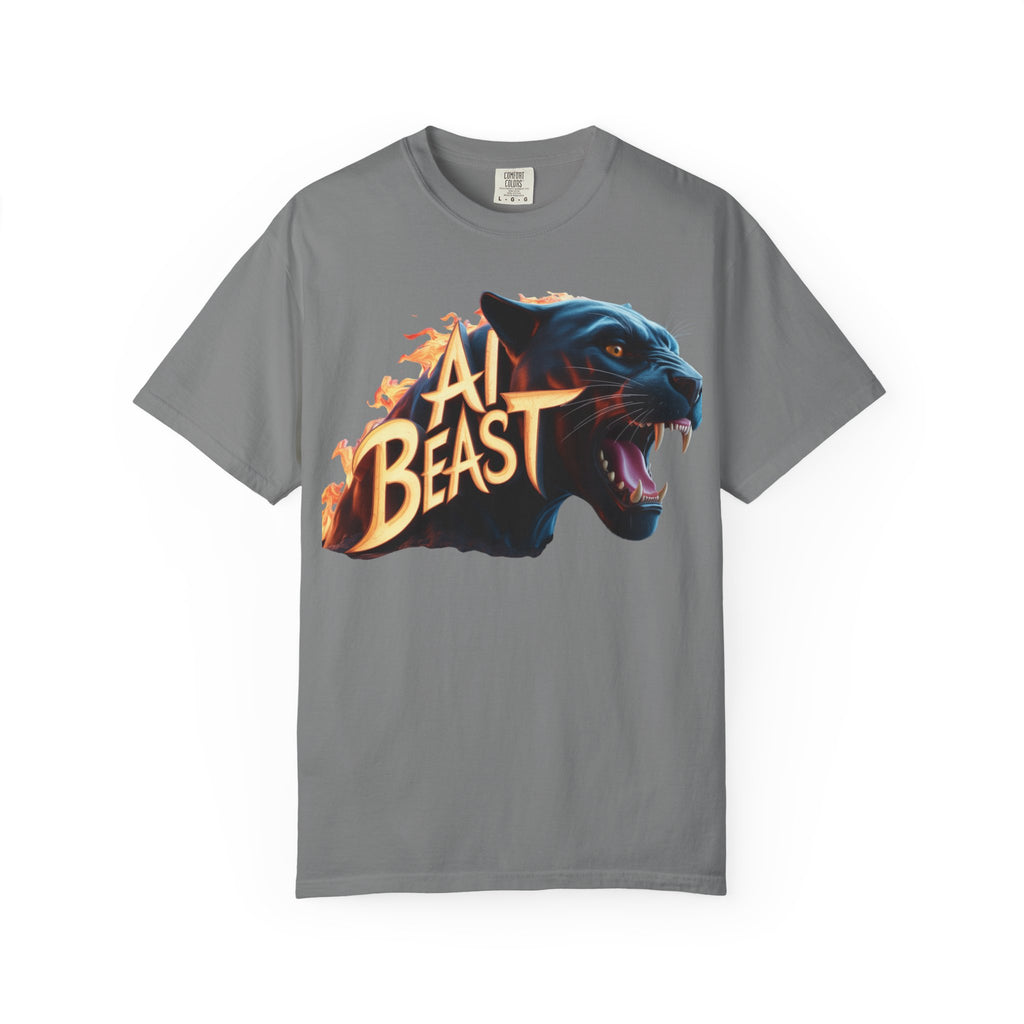 AI BEAST  "Wildfire Algorithm"  Unisex Garment-Dyed T-shirt