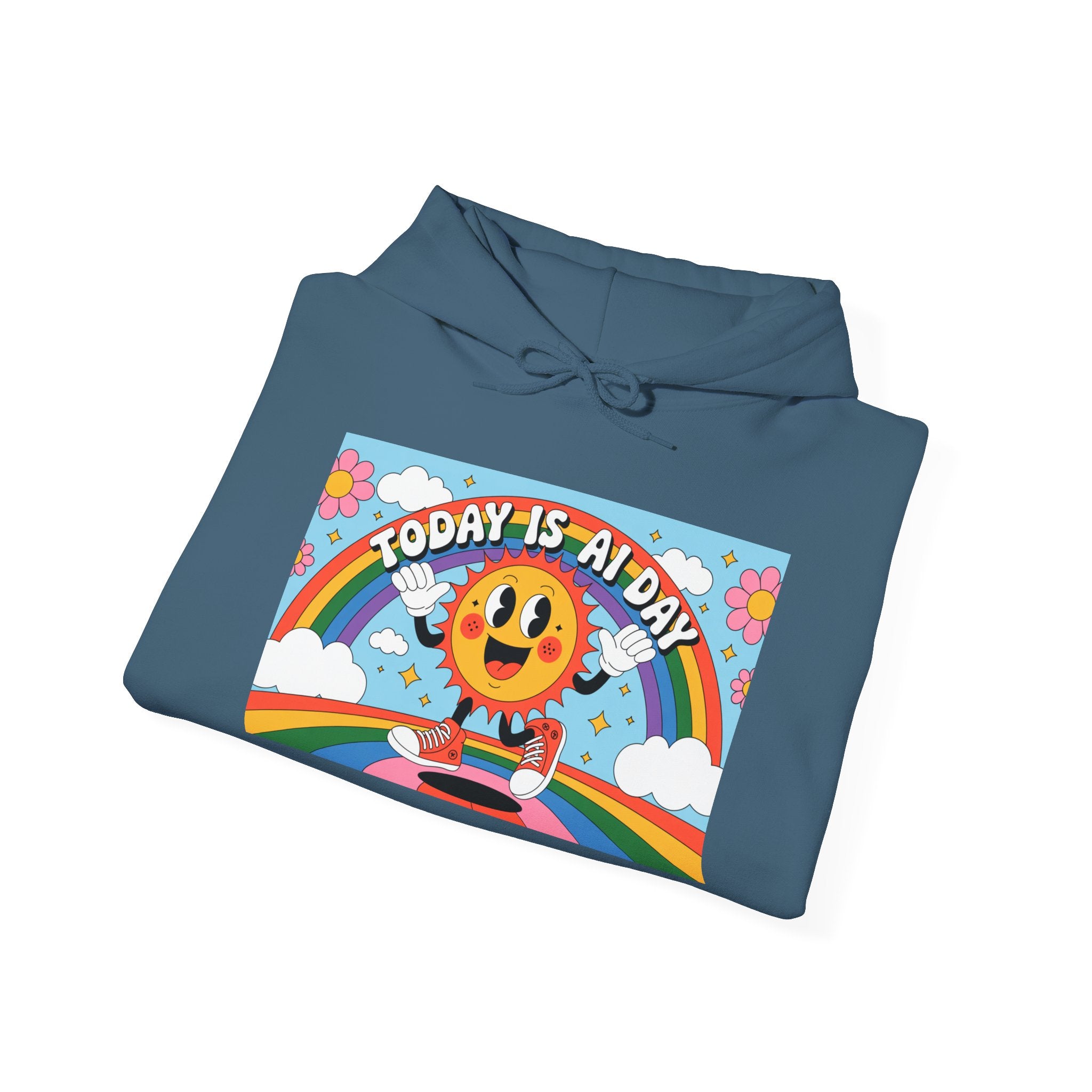 Today Is AI Day  "Sunshine Circuit" Unisex Sweatshirt, Fun Casual Wear