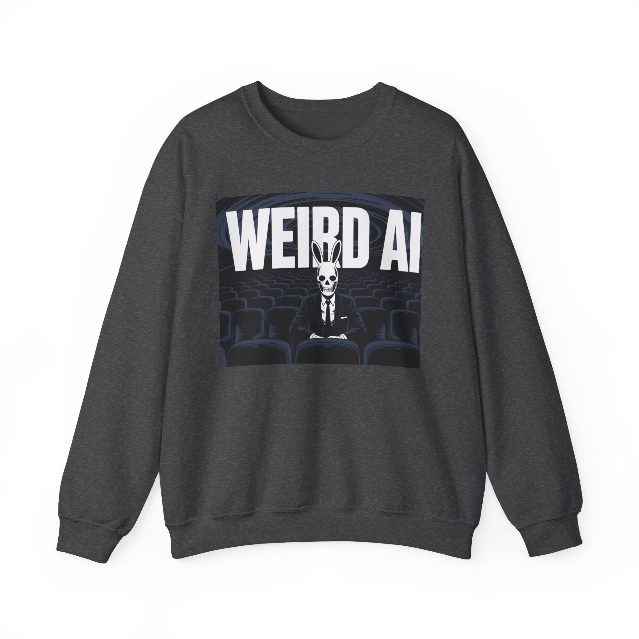 WEIRD AI " Backrooms Theater "  Unisex Heavy Blend™ Crewneck Sweatshirt
