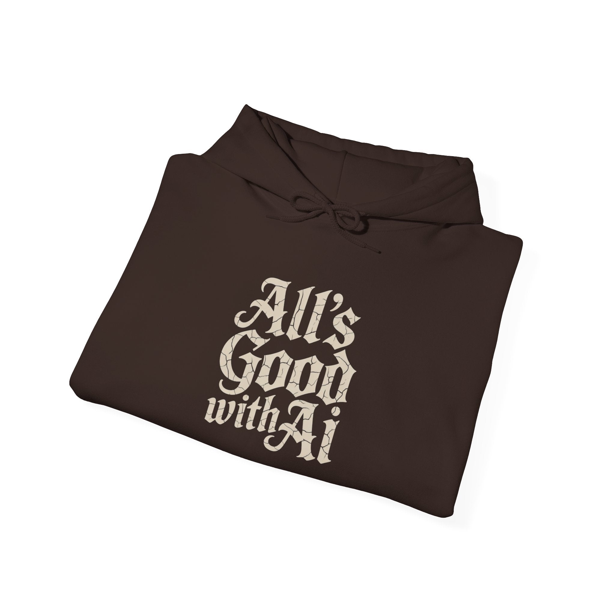 ALL’S GOOD WITH AI “Cracked Code Classic” Unisex Heavy Blend™ Hooded Sweatshirt