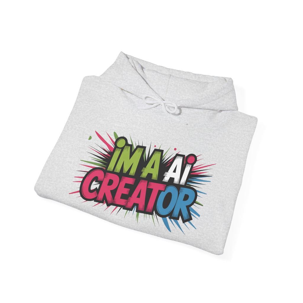 AI Creator  "Code Splash" Unisex Heavy Blend™ Hooded Sweatshirt