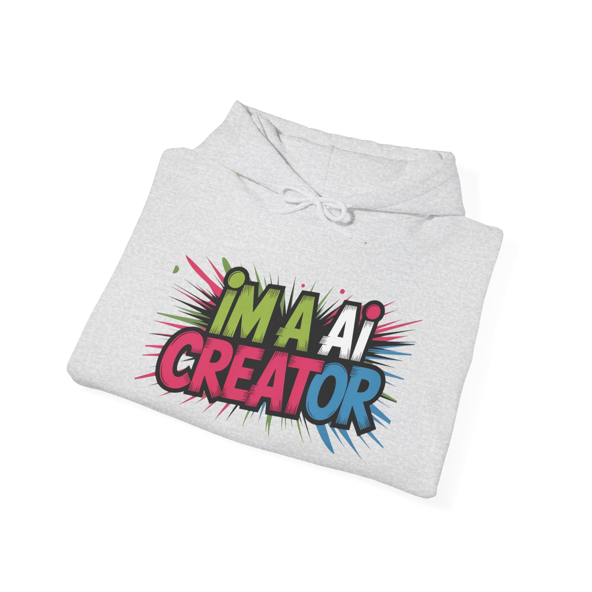 AI Creator  "Code Splash" Unisex Heavy Blend™ Hooded Sweatshirt