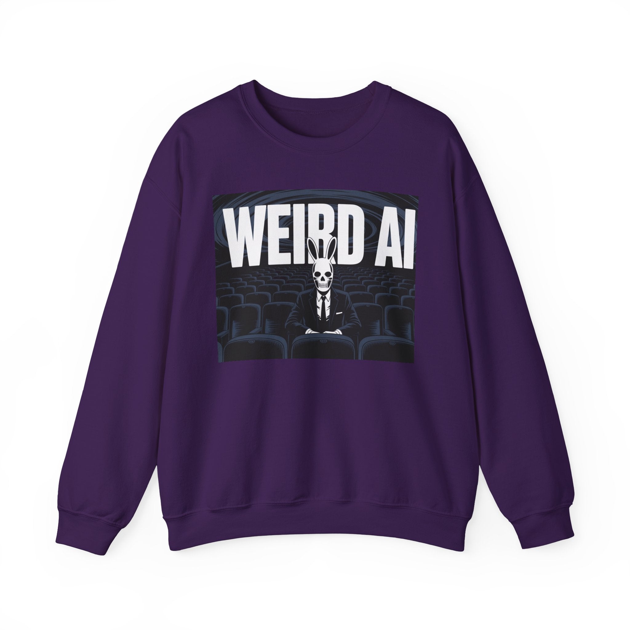 WEIRD AI " Backrooms Theater "  Unisex Heavy Blend™ Crewneck Sweatshirt