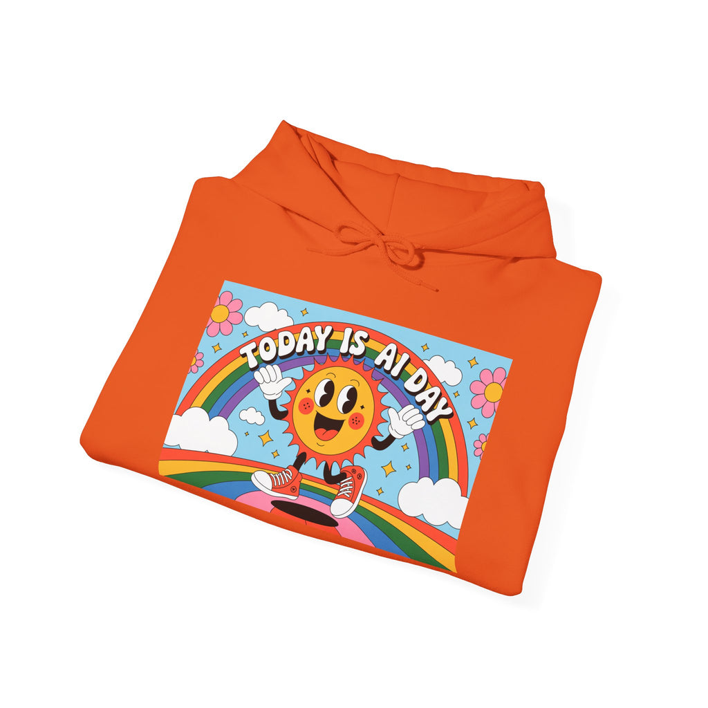 Today Is AI Day  "Sunshine Circuit" Unisex Sweatshirt, Fun Casual Wear