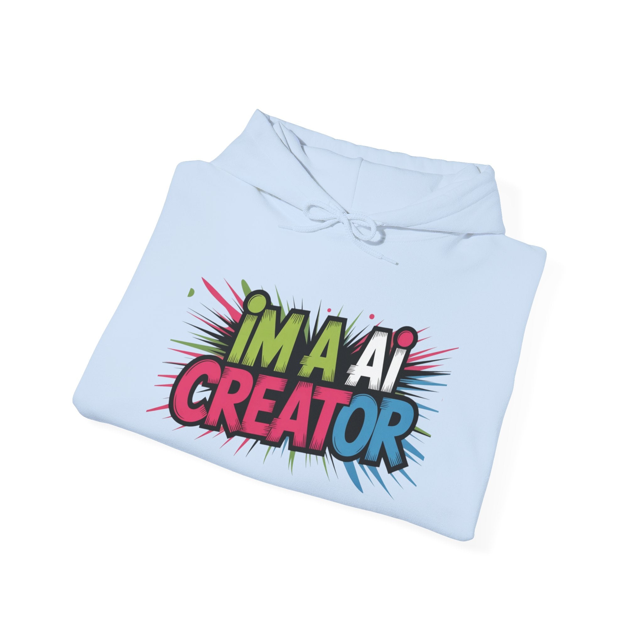 AI Creator  "Code Splash" Unisex Heavy Blend™ Hooded Sweatshirt