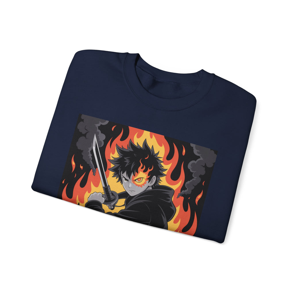 AI BEAST  "Warrior.exe"  Unisex Heavy Blend™ Crewneck Sweatshirt