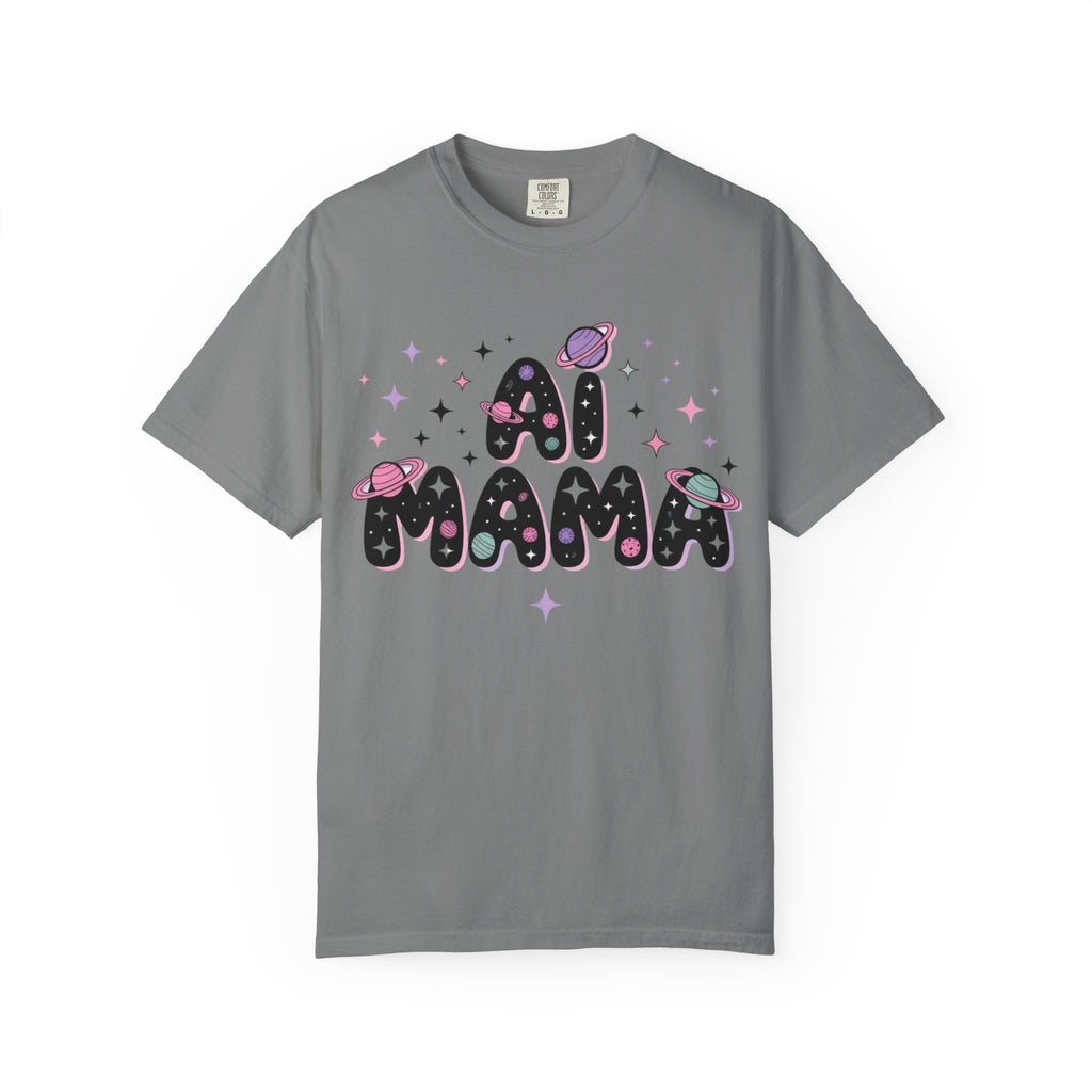 AI Mama "Digital Daydreamer" Unisex Garment-Dyed T-shirt