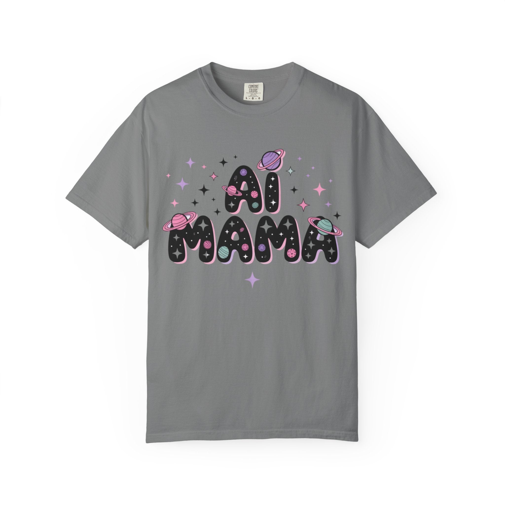 AI Mama "Digital Daydreamer" Unisex Garment-Dyed T-shirt