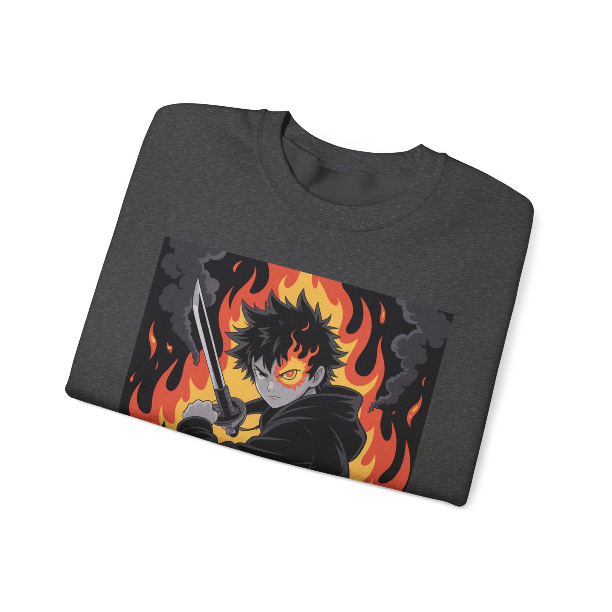 AI BEAST  "Warrior.exe"  Unisex Heavy Blend™ Crewneck Sweatshirt