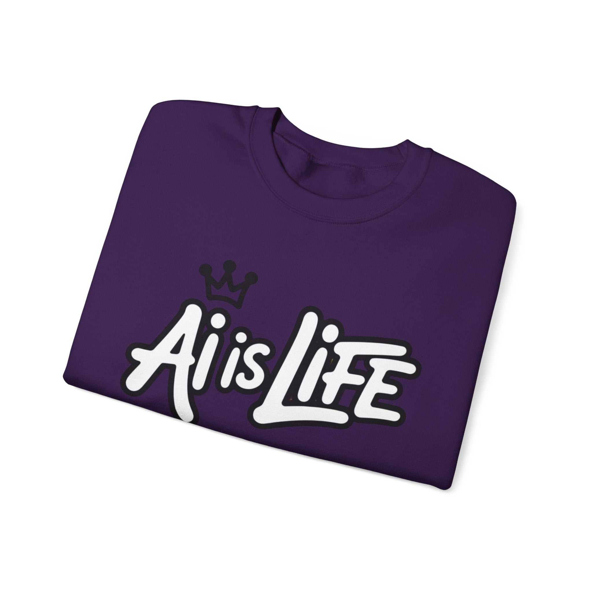 Ai is Life  "Crown Circuit" Unisex Heavy Blend™ Crewneck Sweatshirt