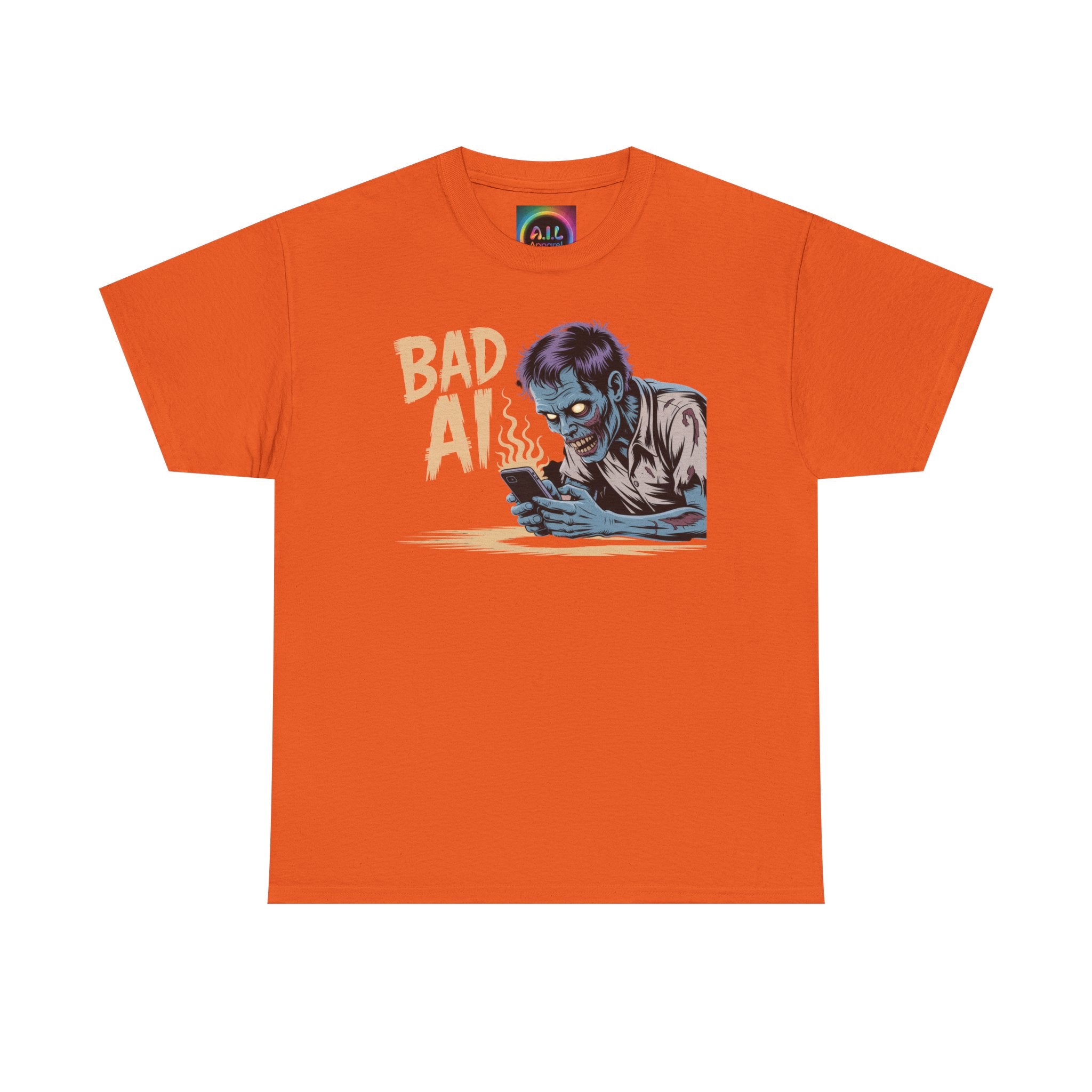 Bad AI "ZOMBIE SCROLL" Unisex Heavy Blend™ Graphic Tee