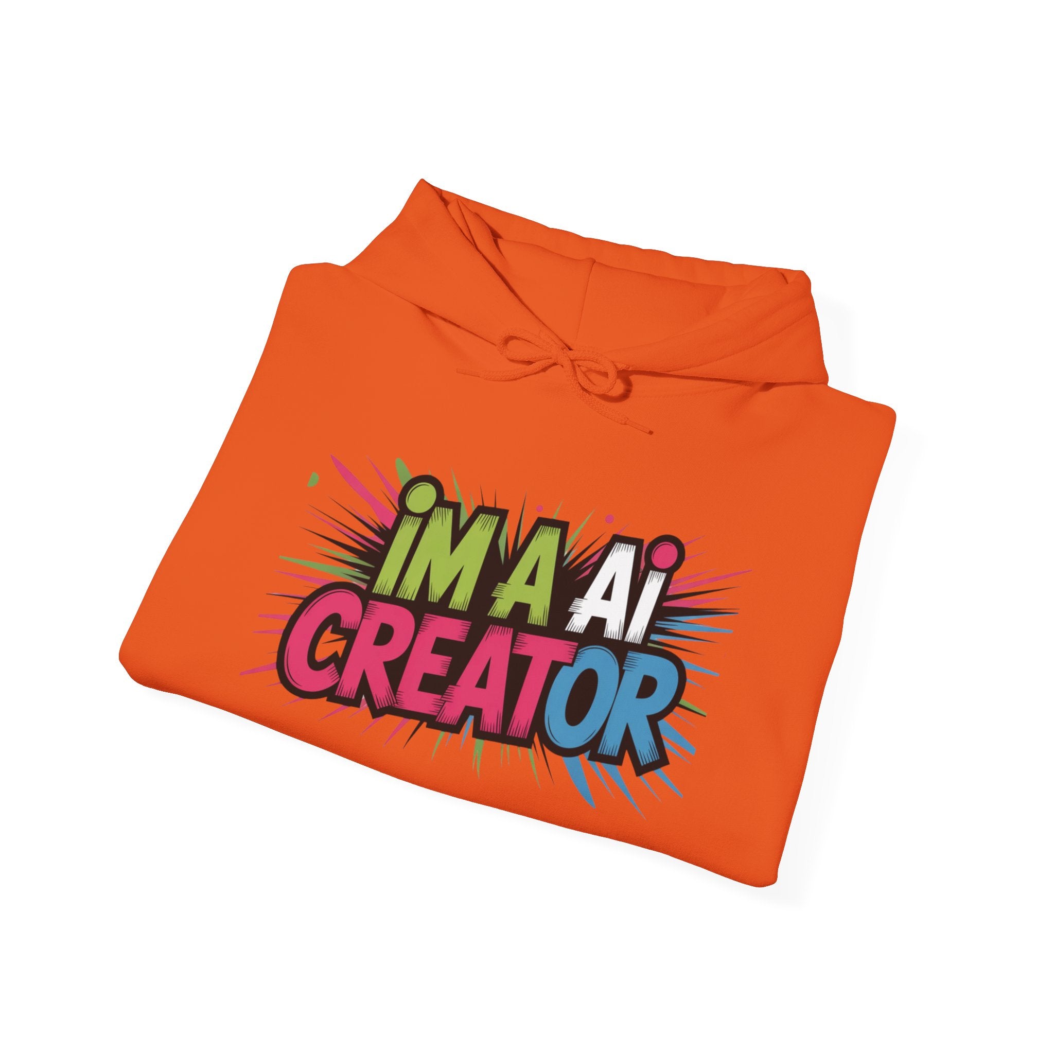 AI Creator  "Code Splash" Unisex Heavy Blend™ Hooded Sweatshirt