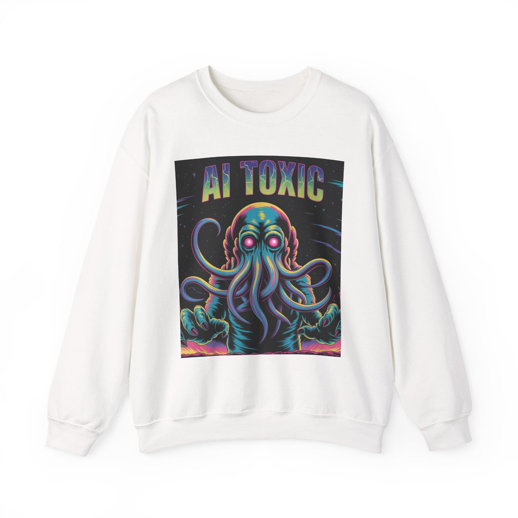 AI TOXIC  "Data Overlord" Unisex Heavy Blend™ Crewneck Sweatshirt