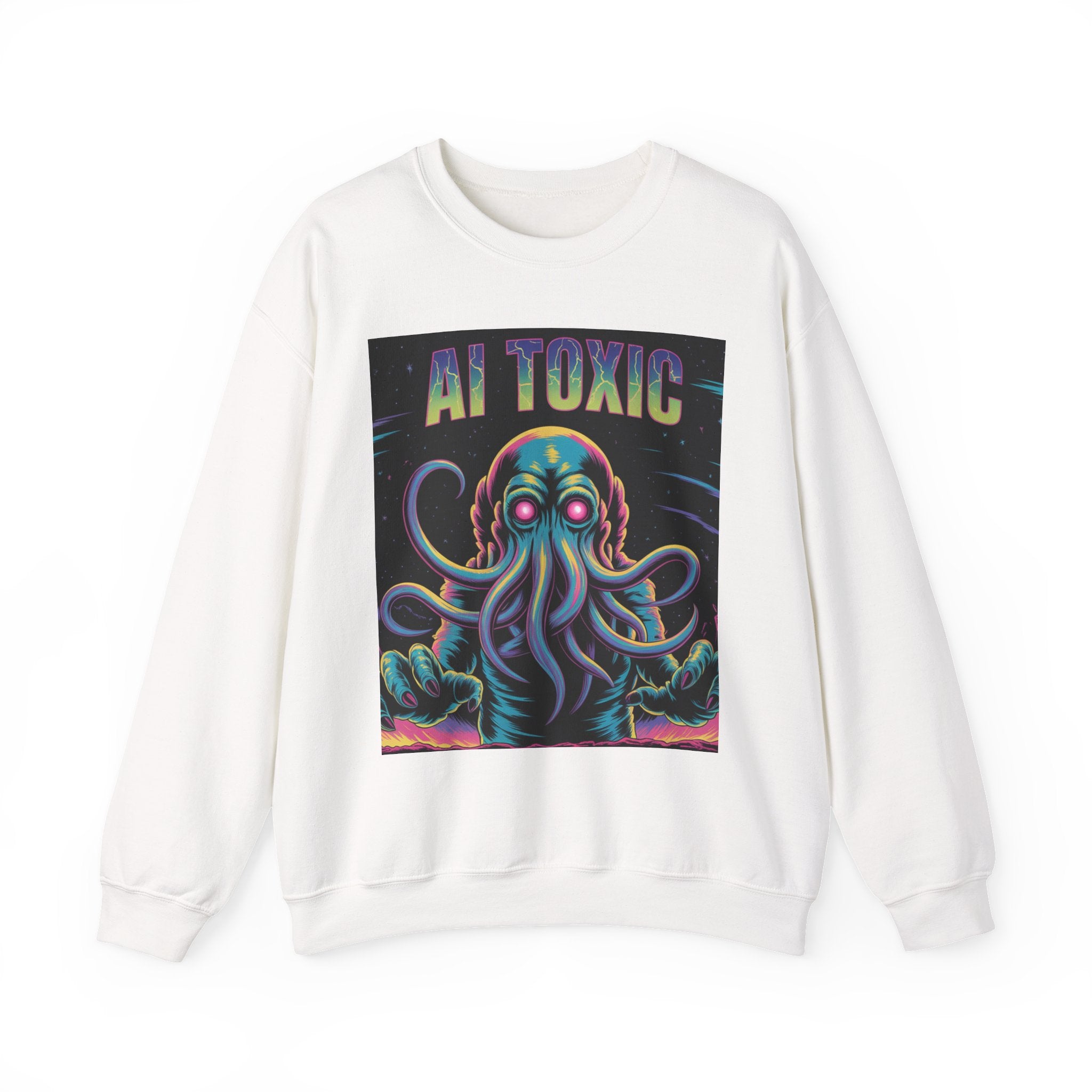 AI TOXIC  "Data Overlord" Unisex Heavy Blend™ Crewneck Sweatshirt