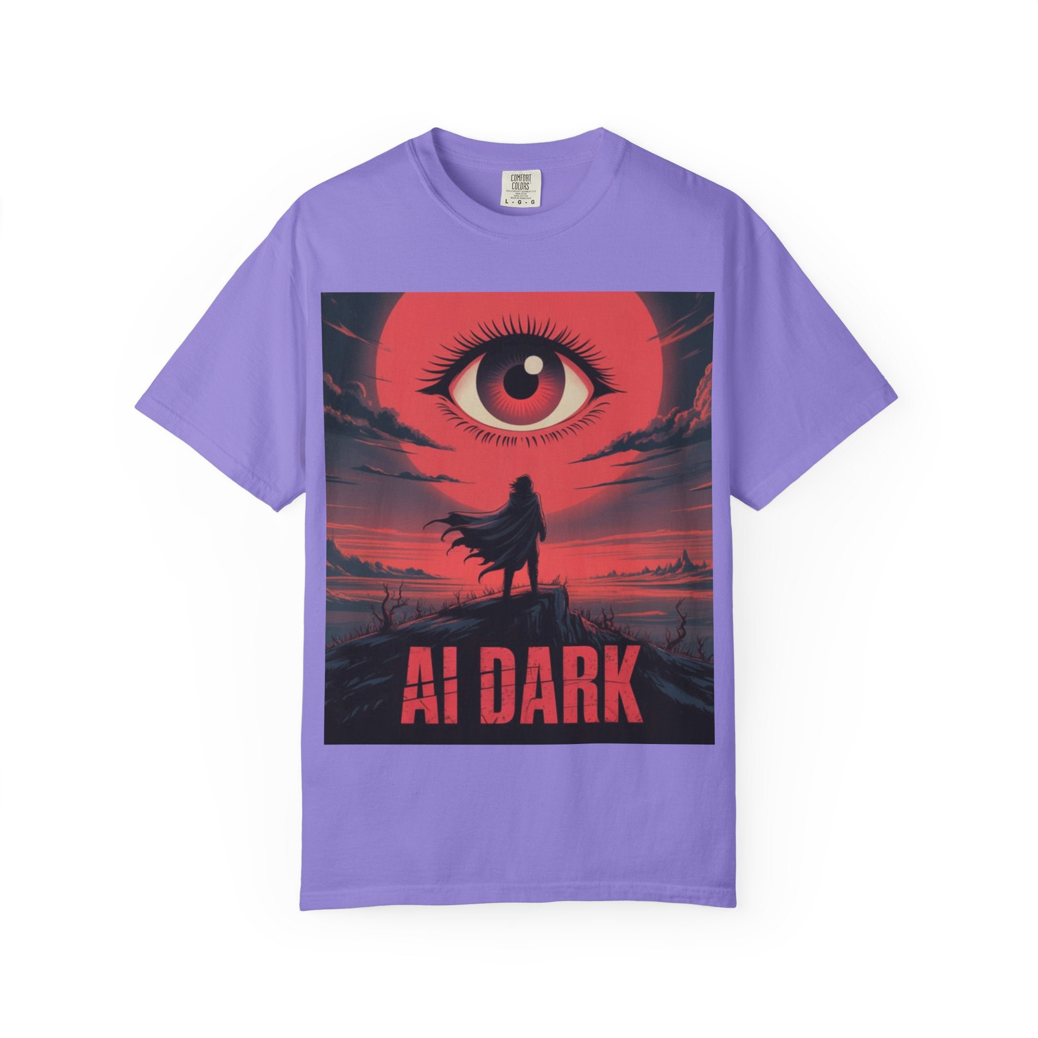 AI DARK “Shadow Protocol” Unisex Garment-Dyed T-shirt