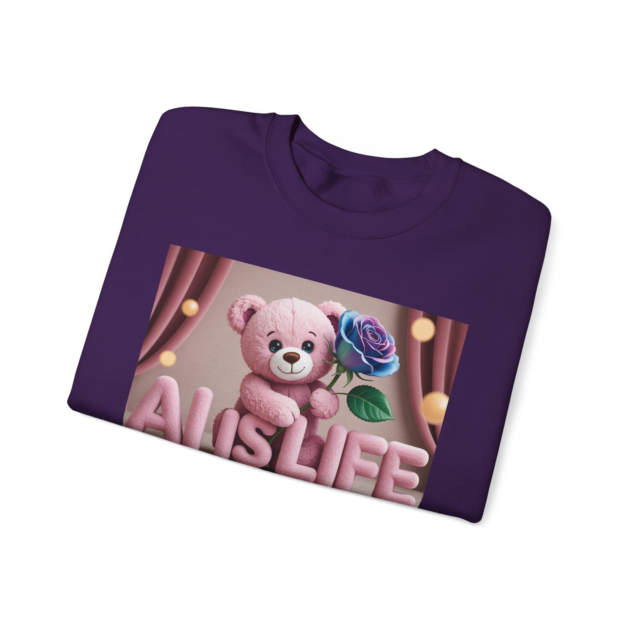 AI IS LIFE  "CUTE CIRCUIT" Unisex Heavy Blend™ Crewneck Sweatshirt