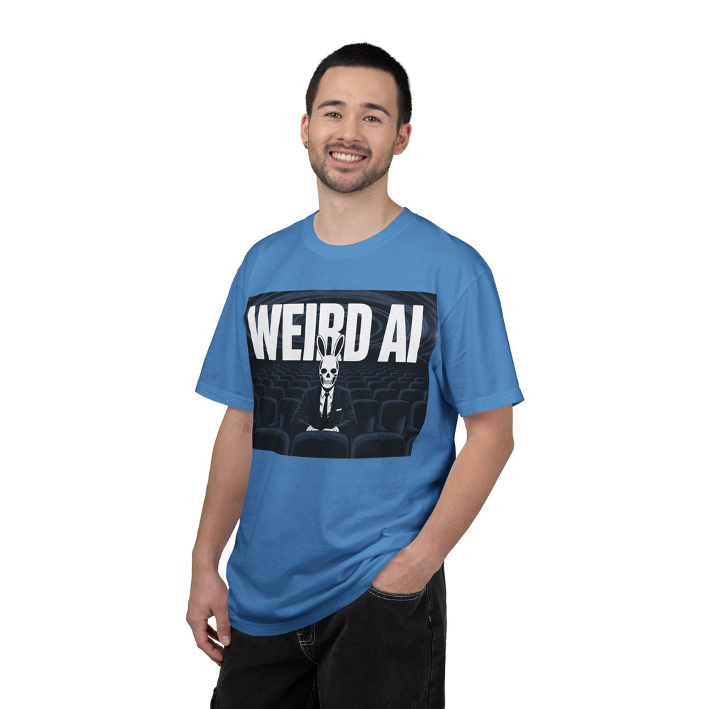 WEIRD AI  " Backrooms Theater " Unisex Garment-Dyed T-shirt