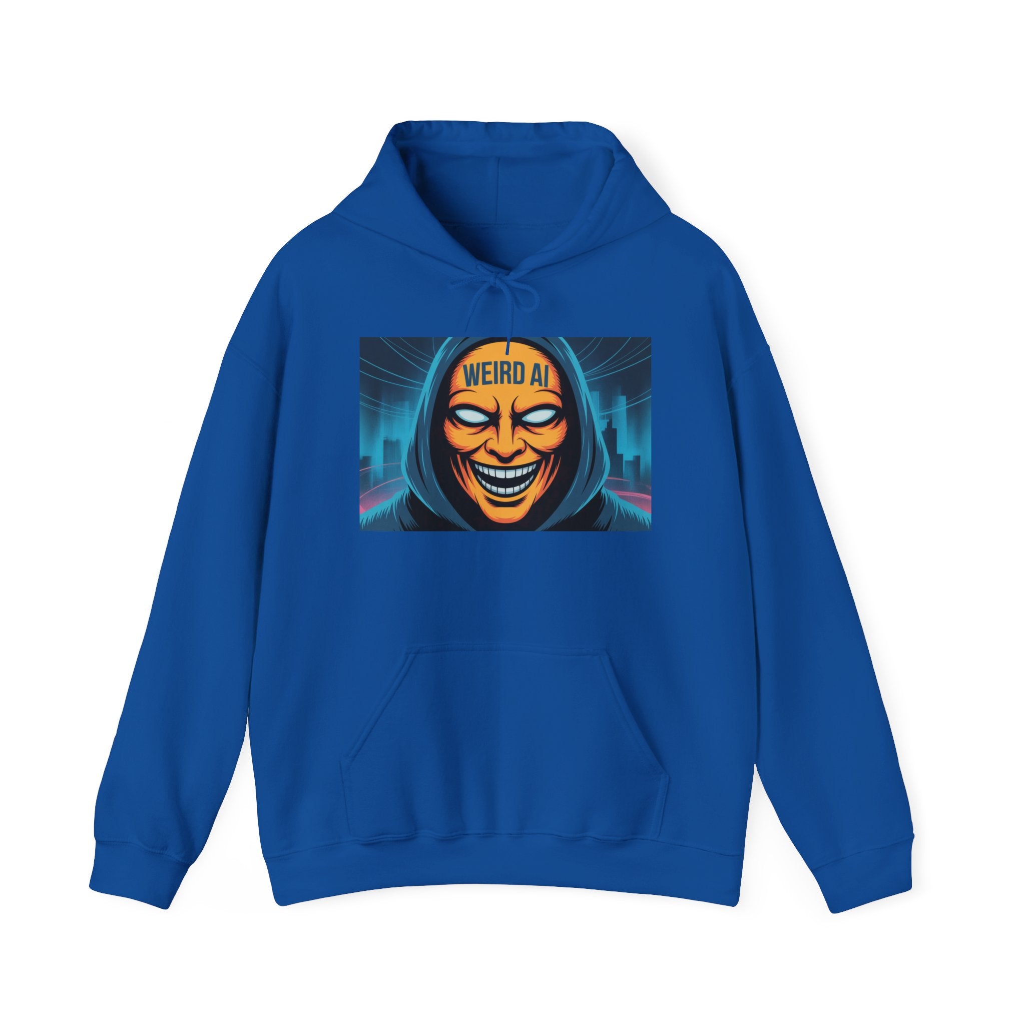 Weird AI "Masked Mode" Unisex Heavy Blend™ Hooded Sweatshirt