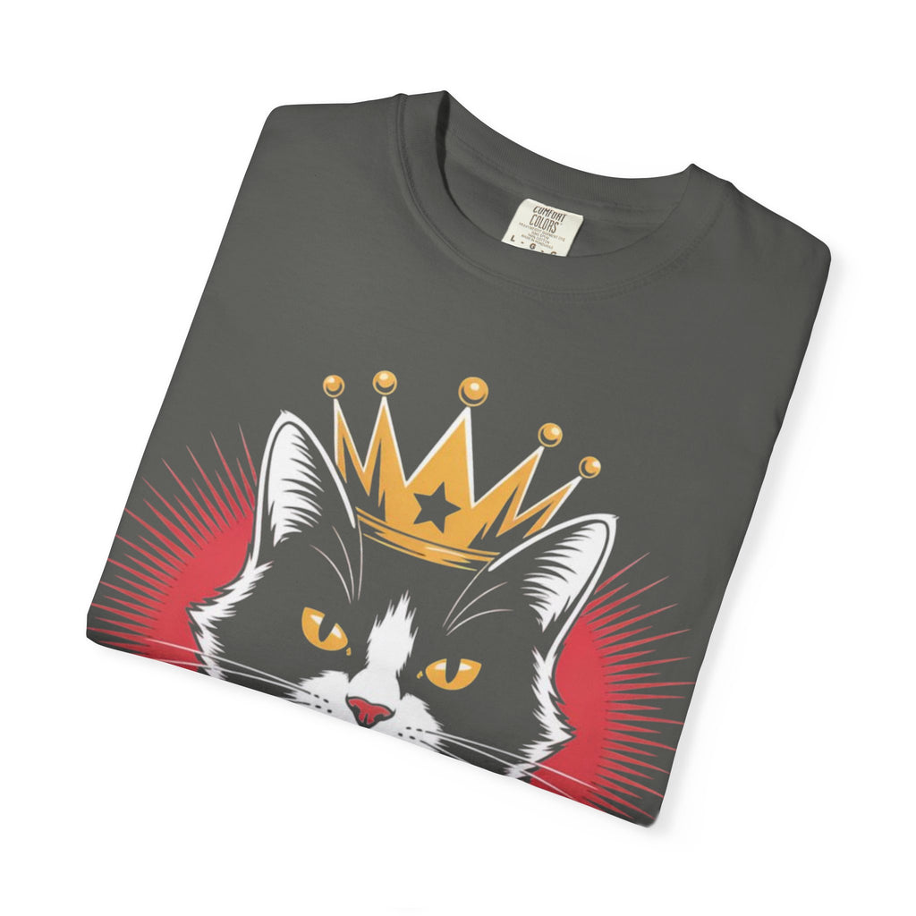 AI king ""Glitch Monarch"" Garment-Dyed T-shirt (Men)