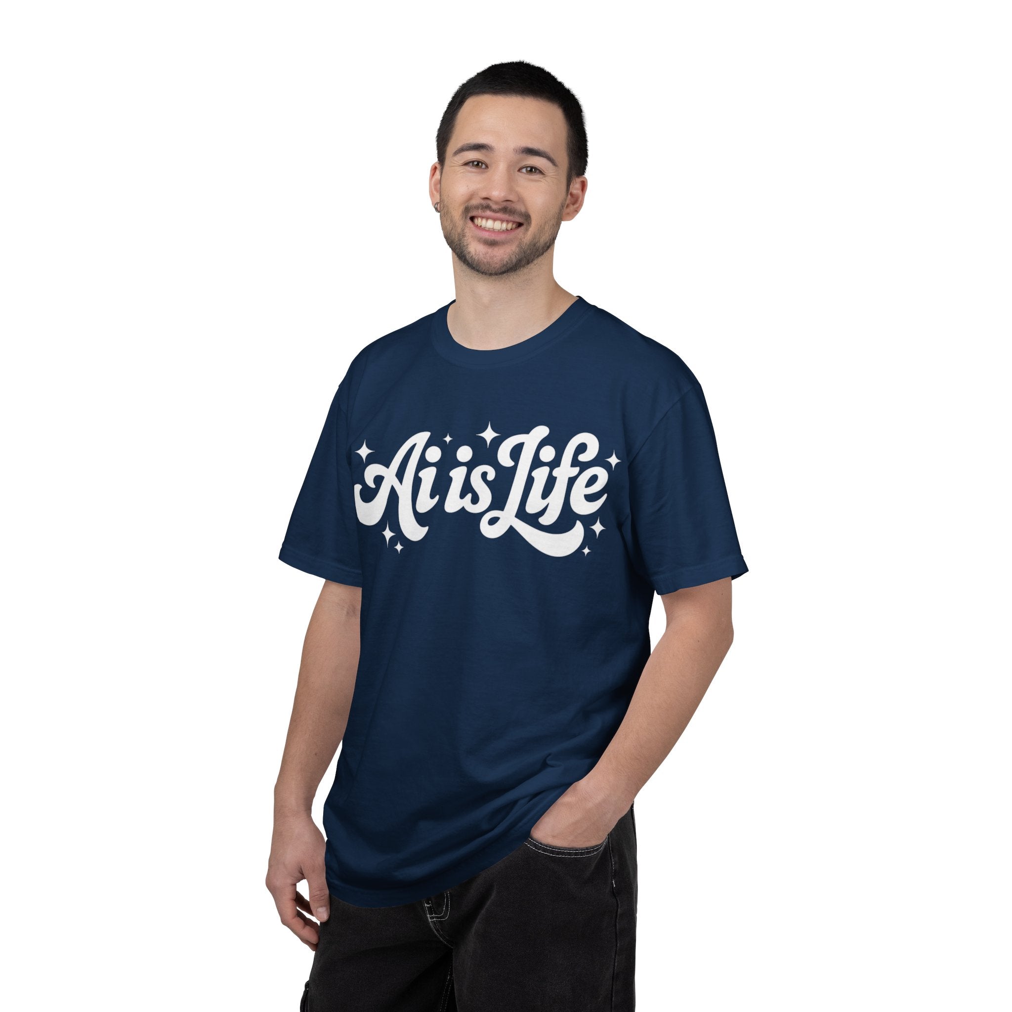 Ai is Life  "TechFlow Energy" Unisex Garment-Dyed T-shirt