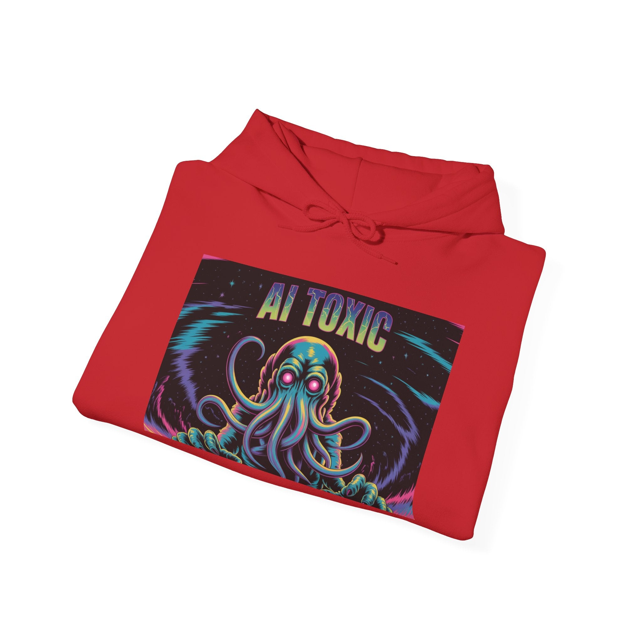 AI TOXIC  "Data  Overlord" Unisex Heavy Blend™ Hooded Sweatshirt