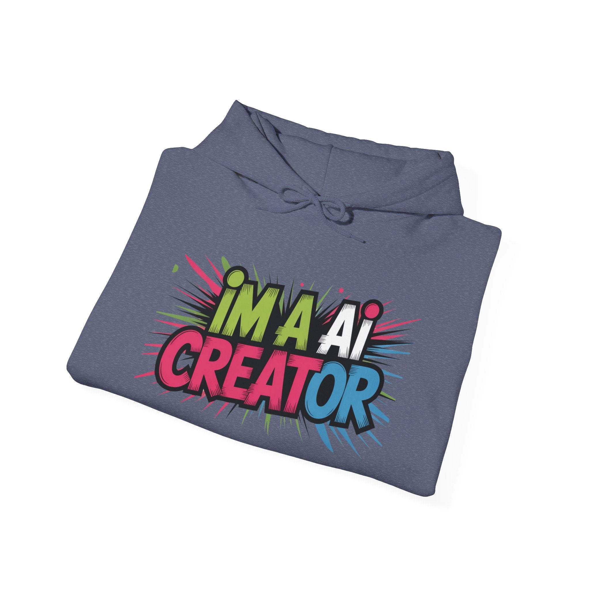 AI Creator  "Code Splash" Unisex Heavy Blend™ Hooded Sweatshirt