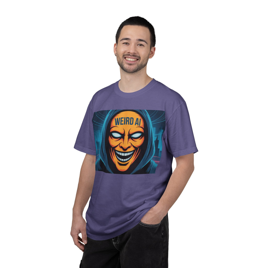 Weird AI "Masked Mode" Unisex Garment-Dyed T-shirt