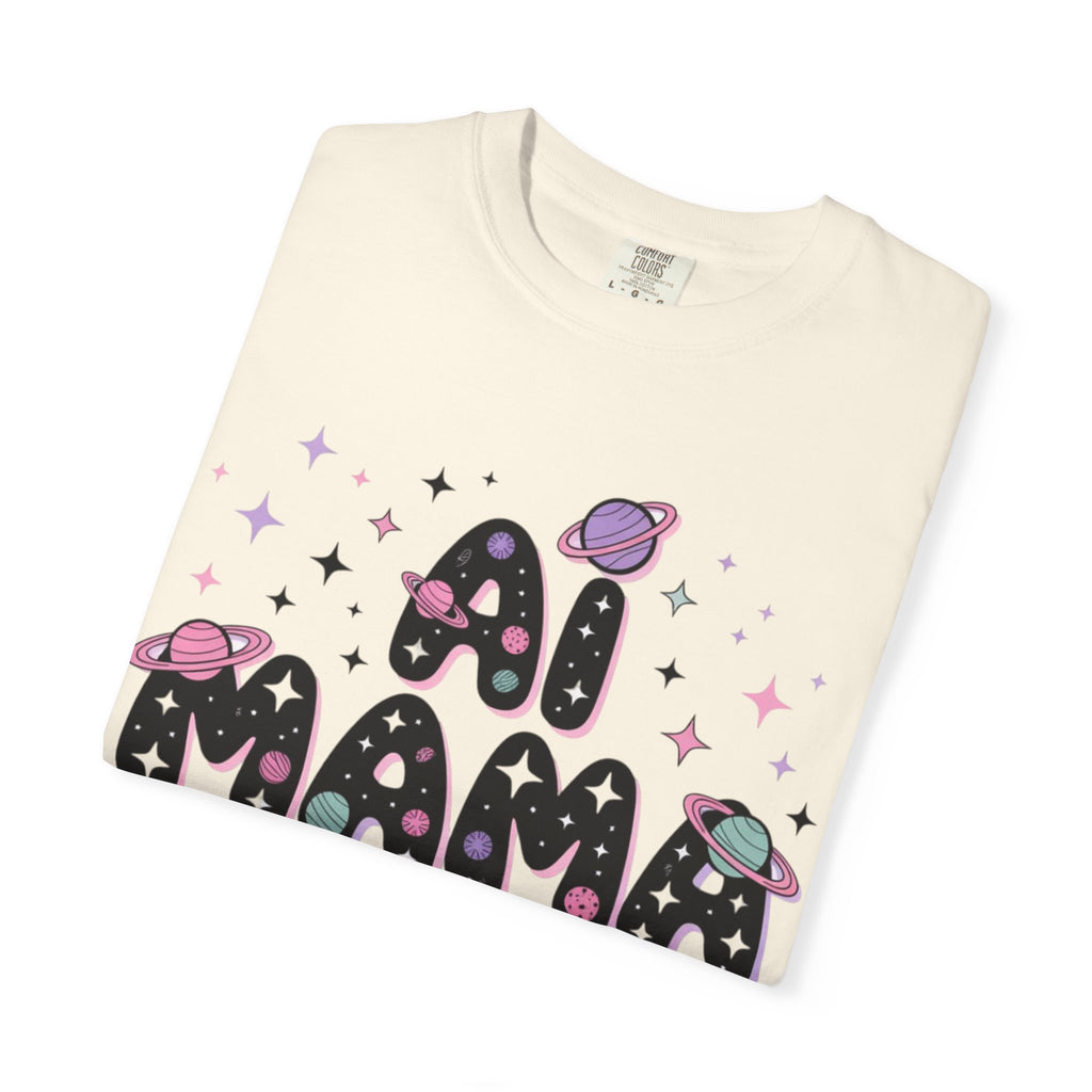 AI Mama "Digital Daydreamer" Unisex Garment-Dyed T-shirt