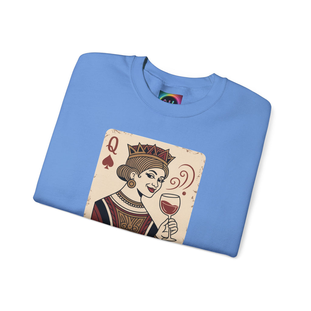 AI Queen "ROYAL ALGORITHM"  Unisex Heavy Blend Crewneck Sweatshirt