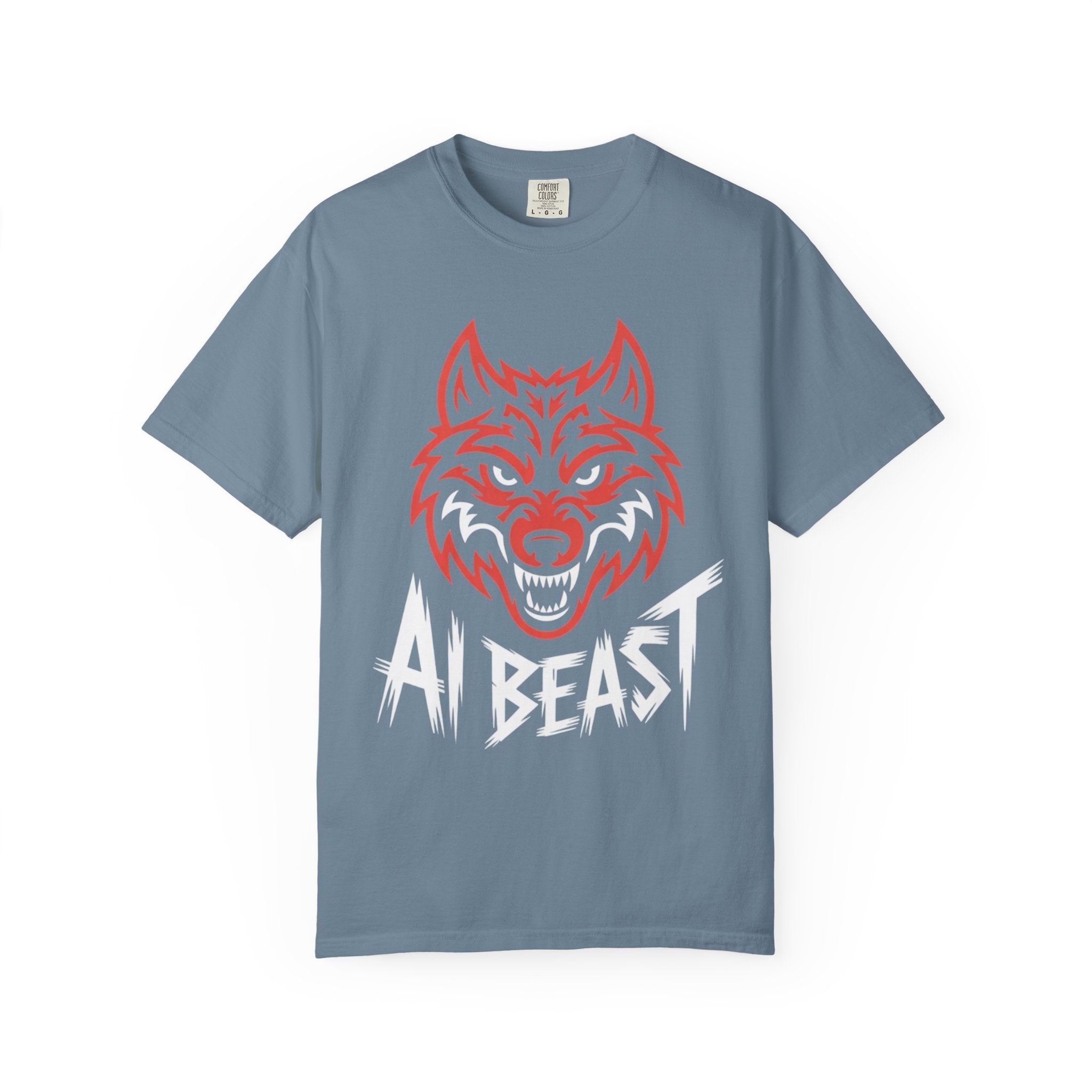 AI BEAST " Alpha Mode "  Unisex Garment-Dyed T-shirt